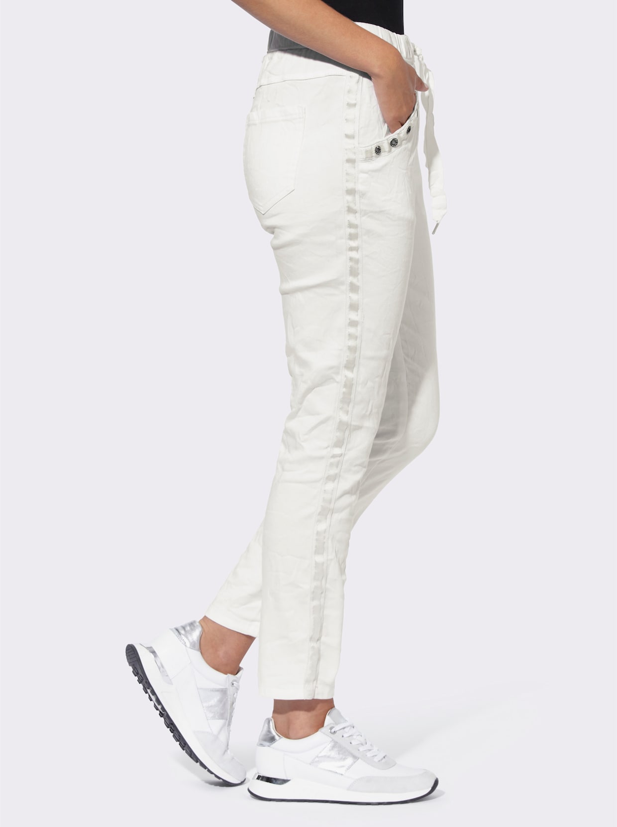 heine Pantalon - blanc