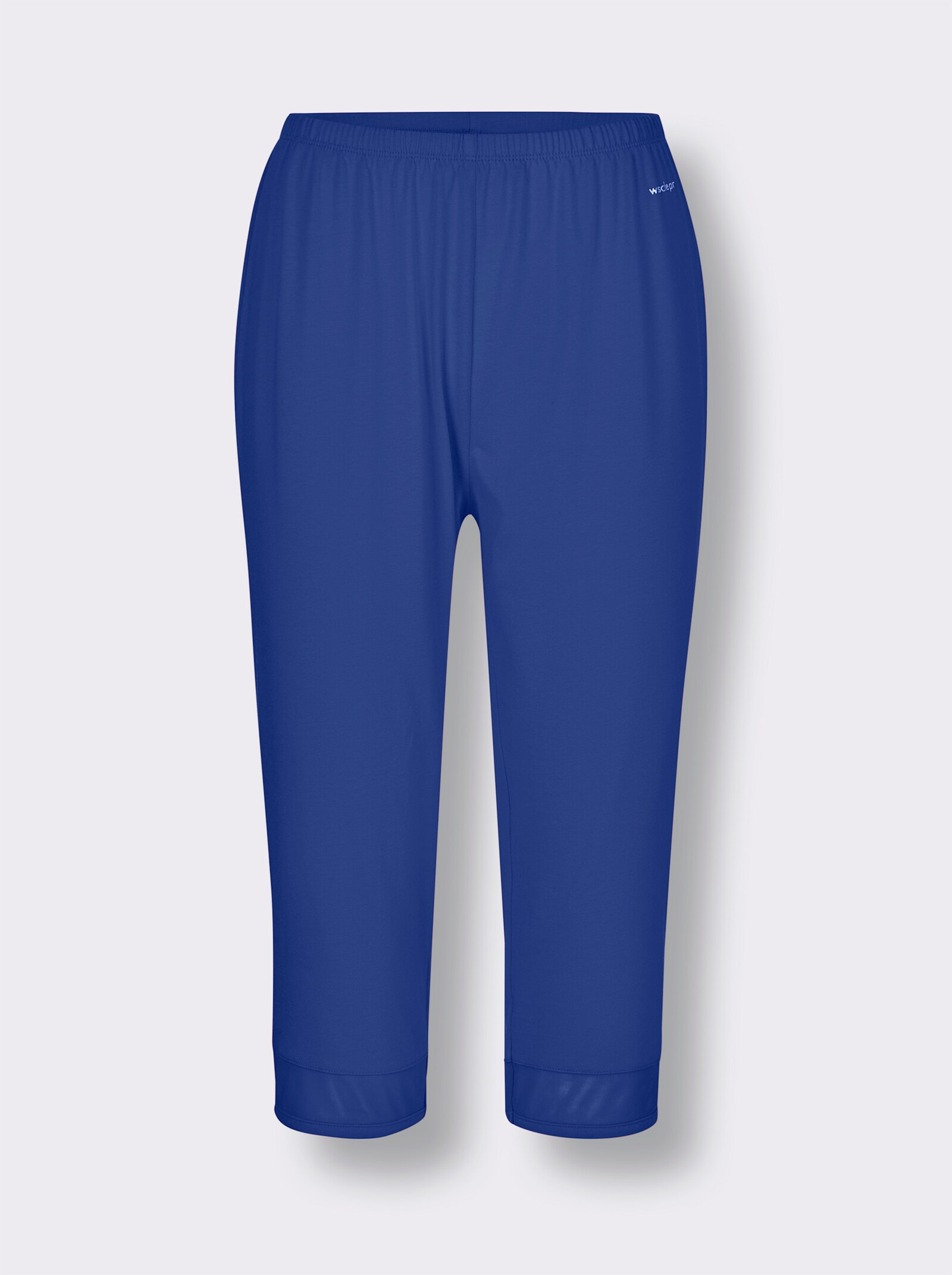 wäschepur Caprihose mit Mesh am Bein - royalblau