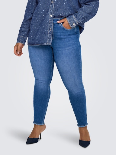 ONLY CARMAKOMA Skinny-fit-Jeans - special bright blue denim