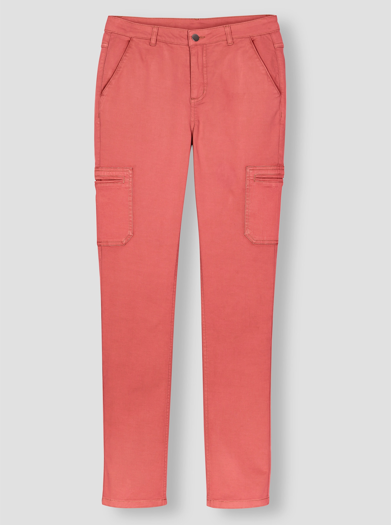 Hose mit aufgesetzten Taschen - grapefruit
