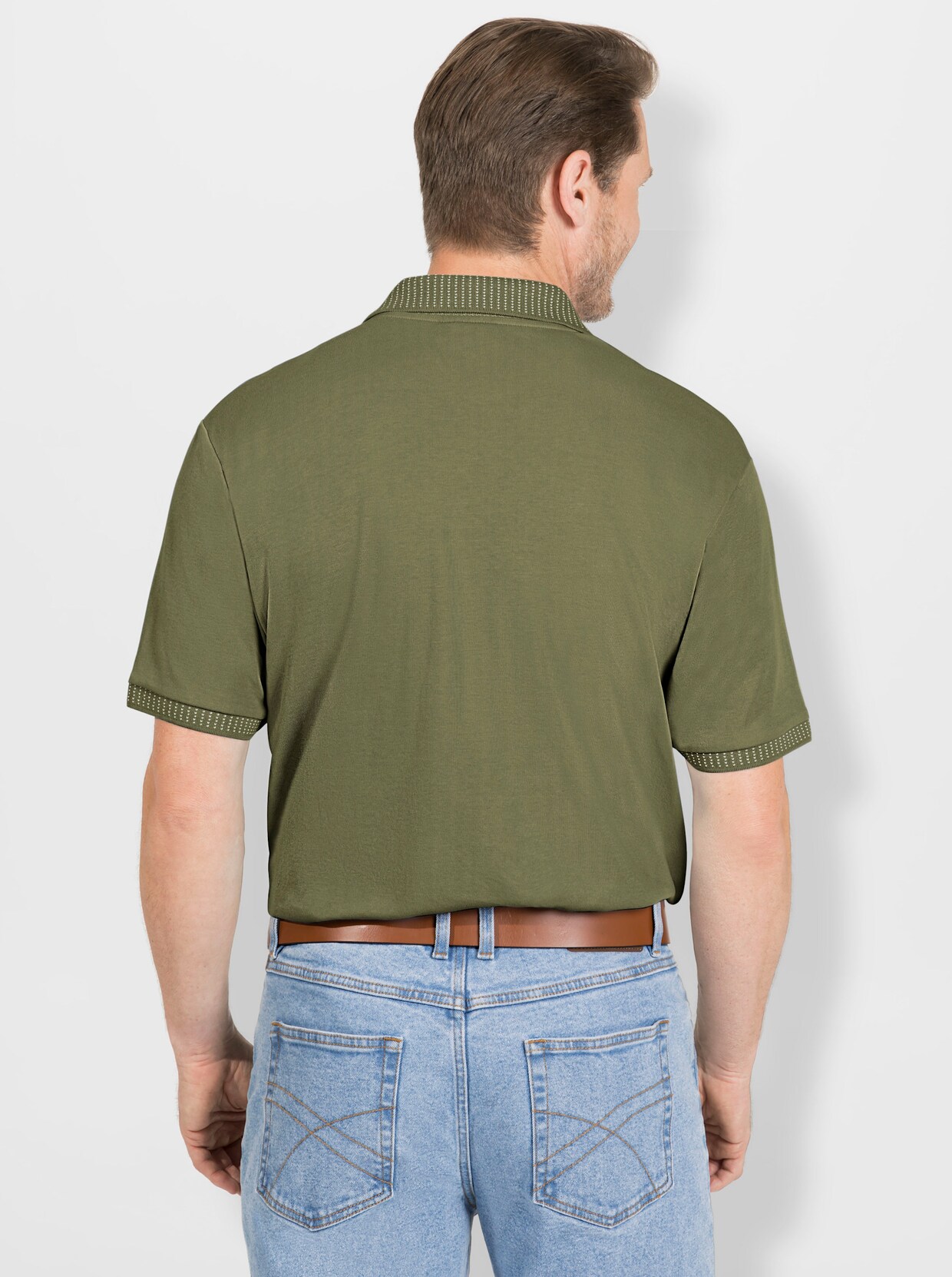 Marco Donati Shirt met korte mouwen - olijf