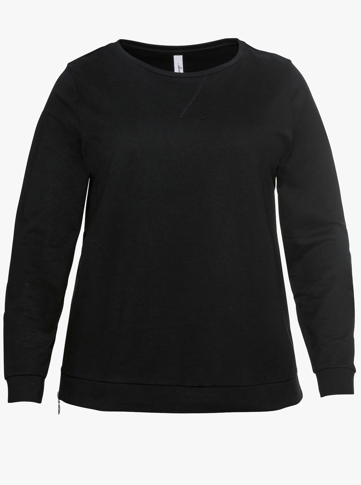 sheego Sweatshirt - zwart