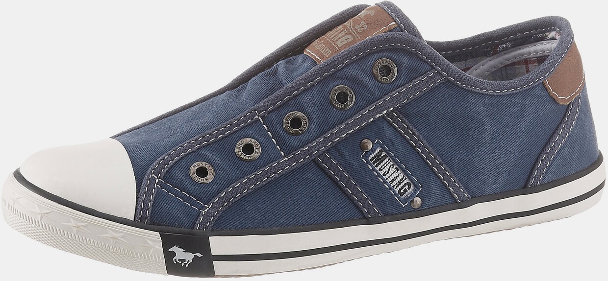 Mustang Shoes Slip-on sneaker - jeansblauw