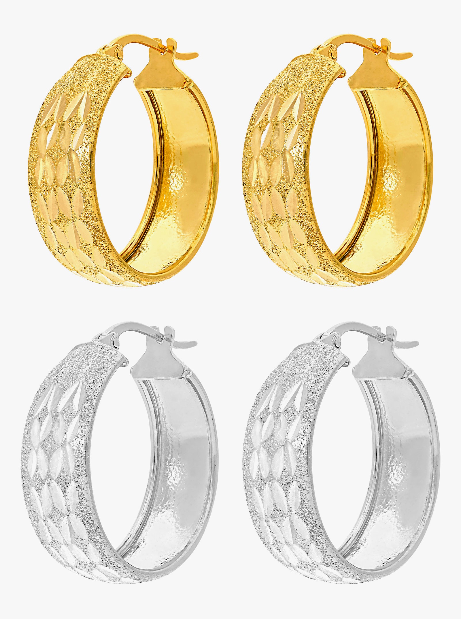 Creole - Silber vergoldet 925