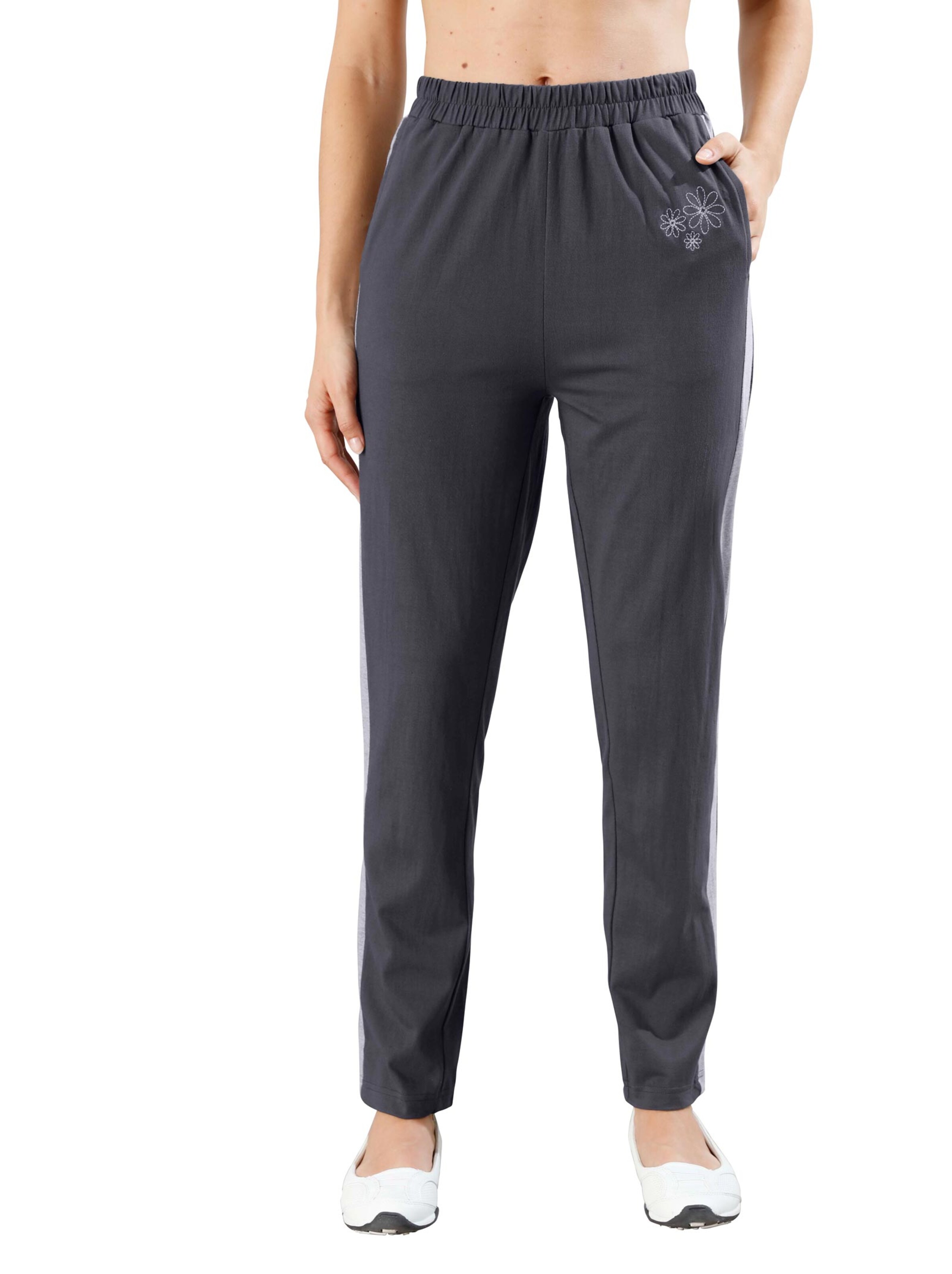 Freizeithose - anthrazit-grau