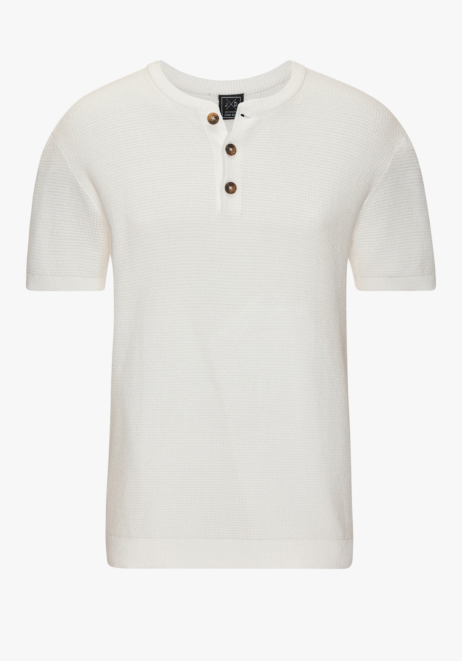 John Devin Henleyshirt - offwhite