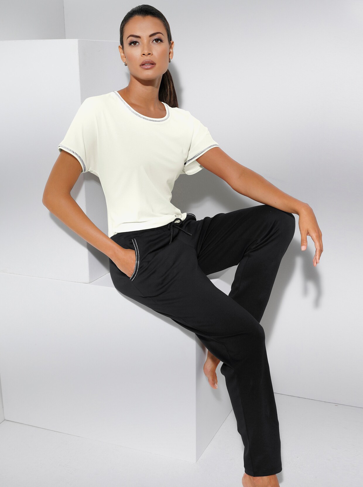 feel good broek - zwart