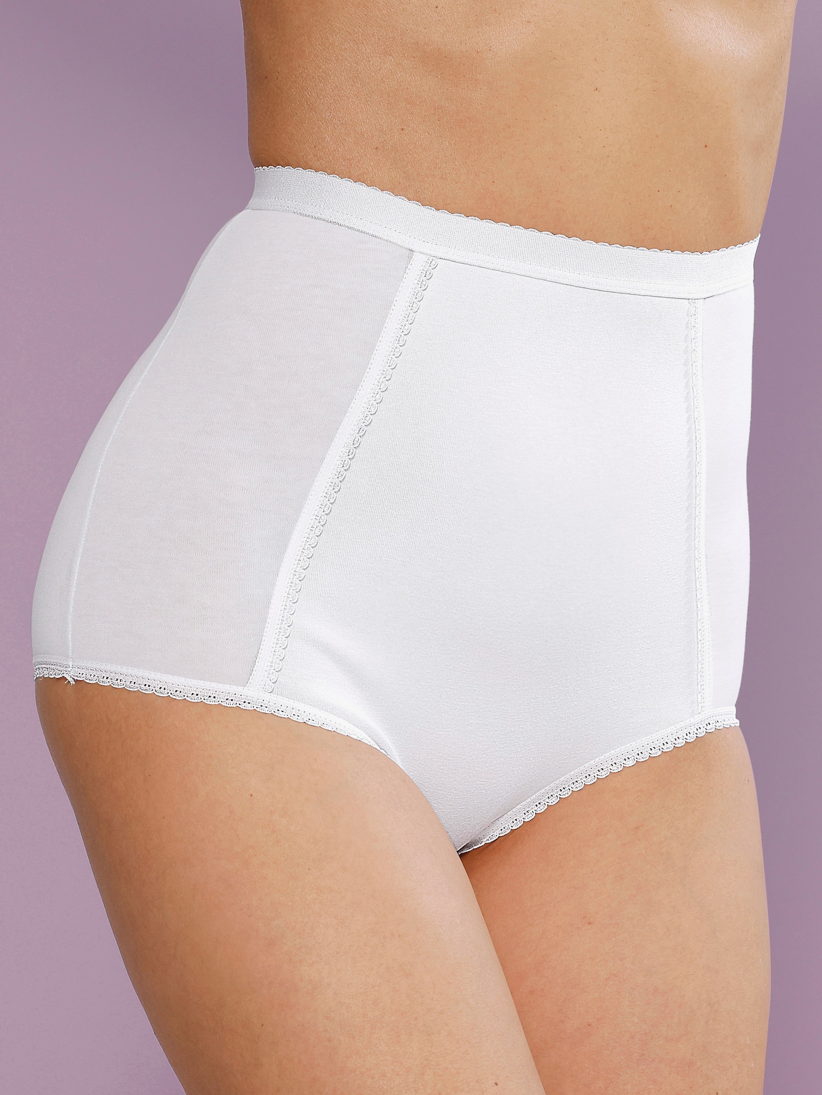 wäschepur Formslip mit hoher Taille - weiß