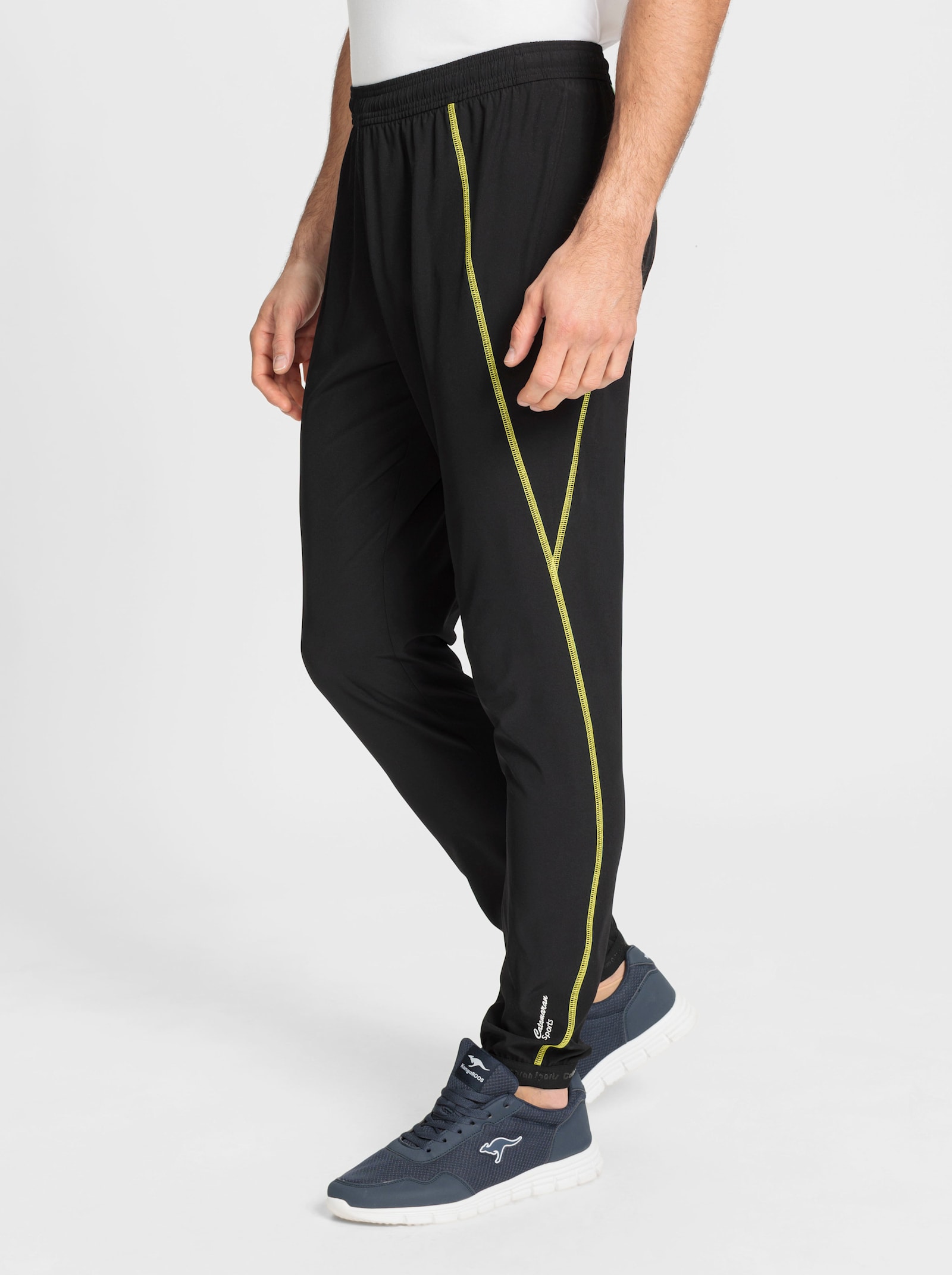 Catamaran Sports Funktionshose mit Bindeband zur Weitenregulierung - schwarz