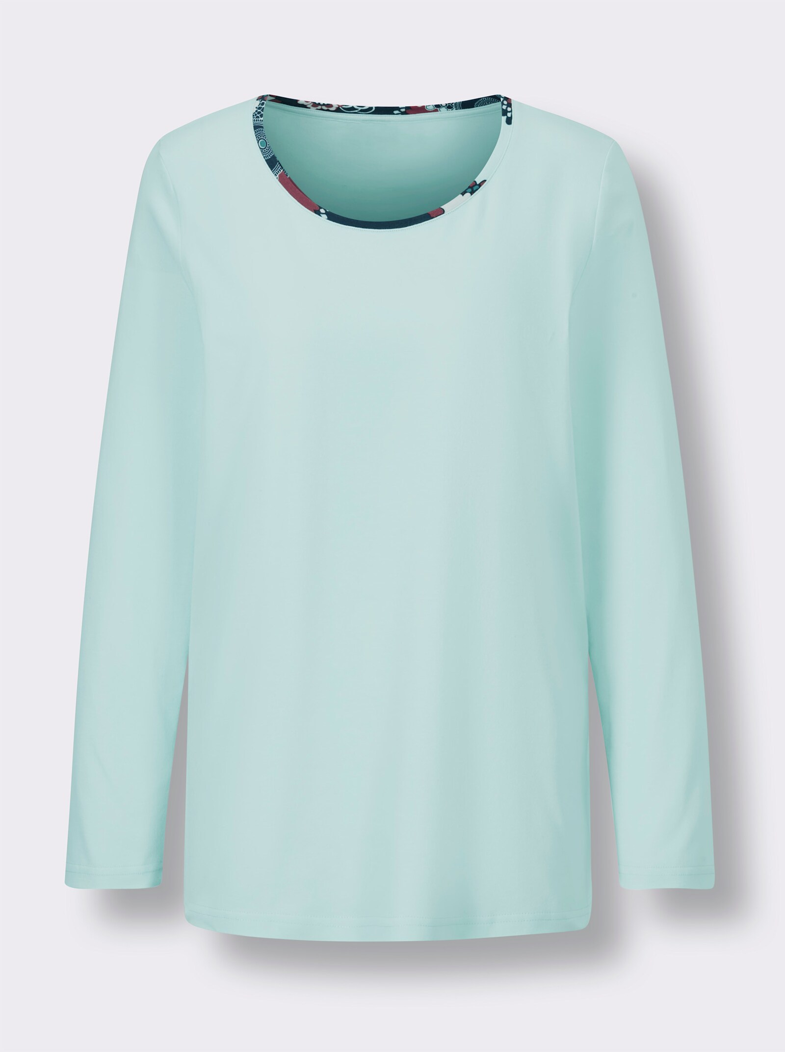 Comtessa Schlafanzug - zartmint-marine-bedruckt