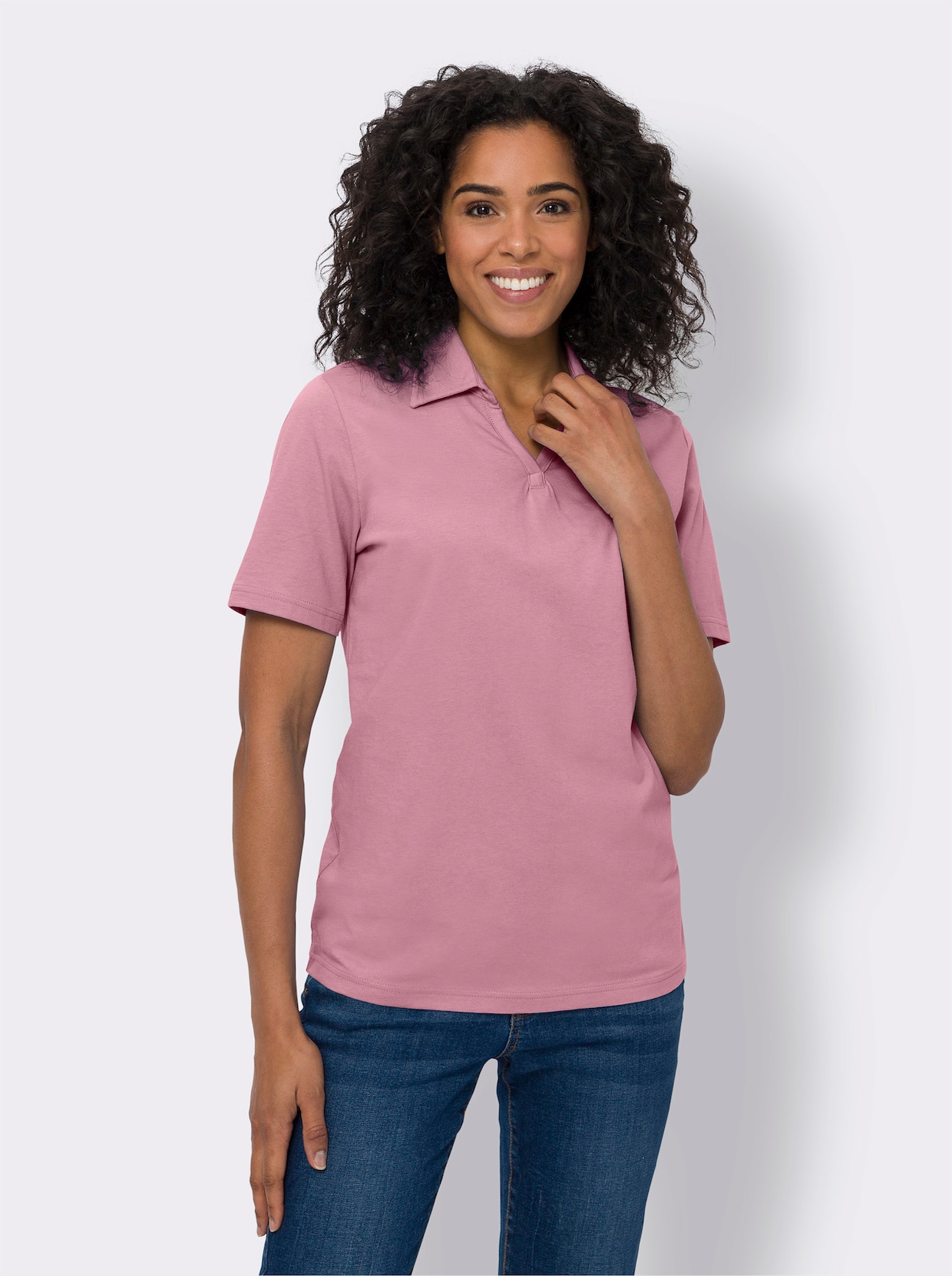 Poloshirt - oudroze