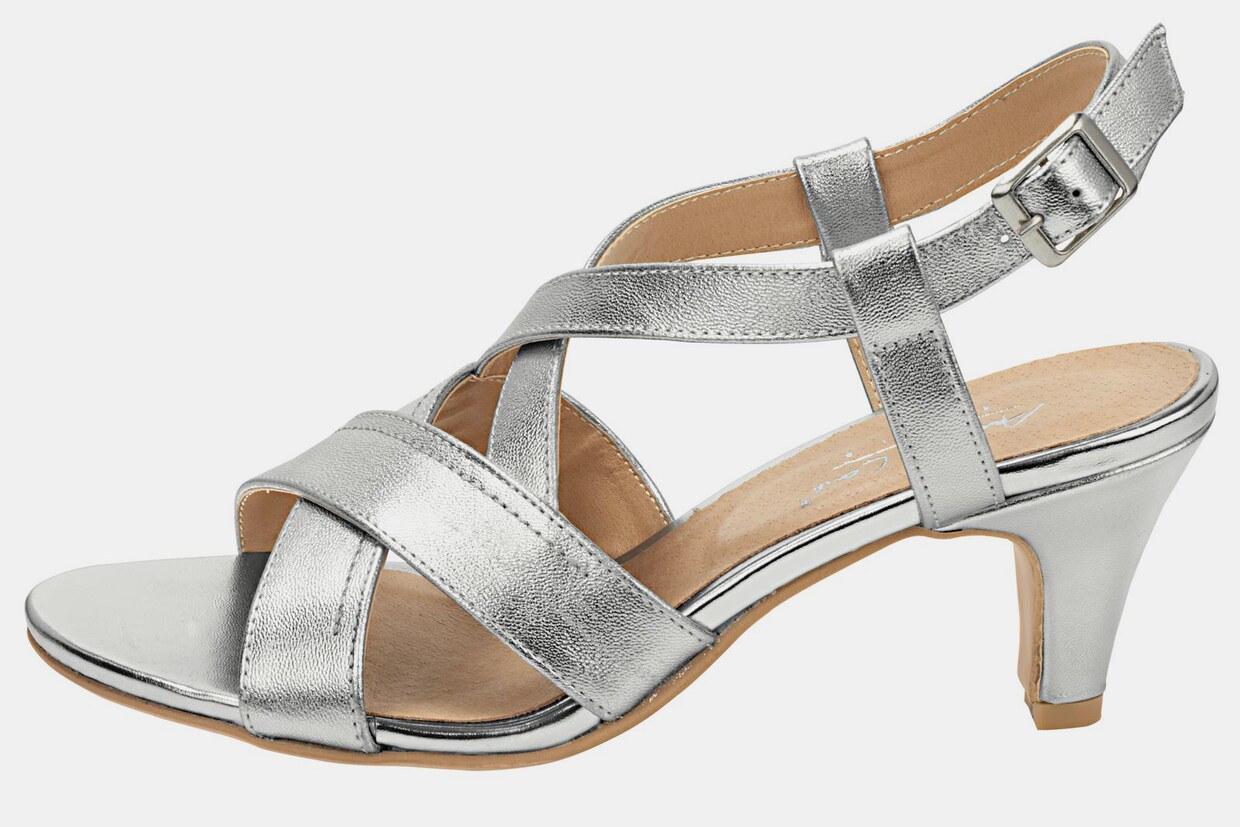 Andrea Conti Sandalette - silberfarben