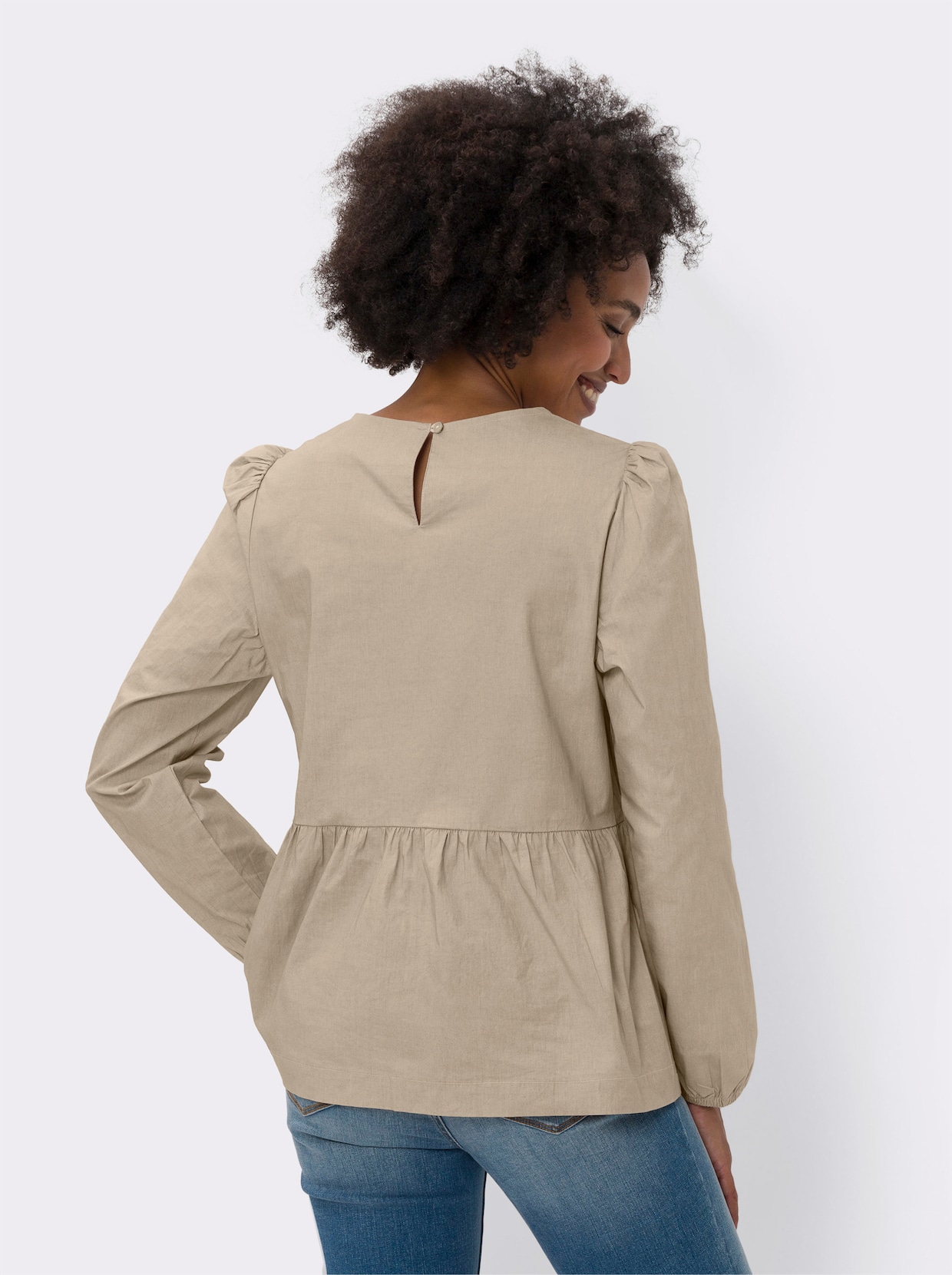 heine Schlupf-Bluse - beige