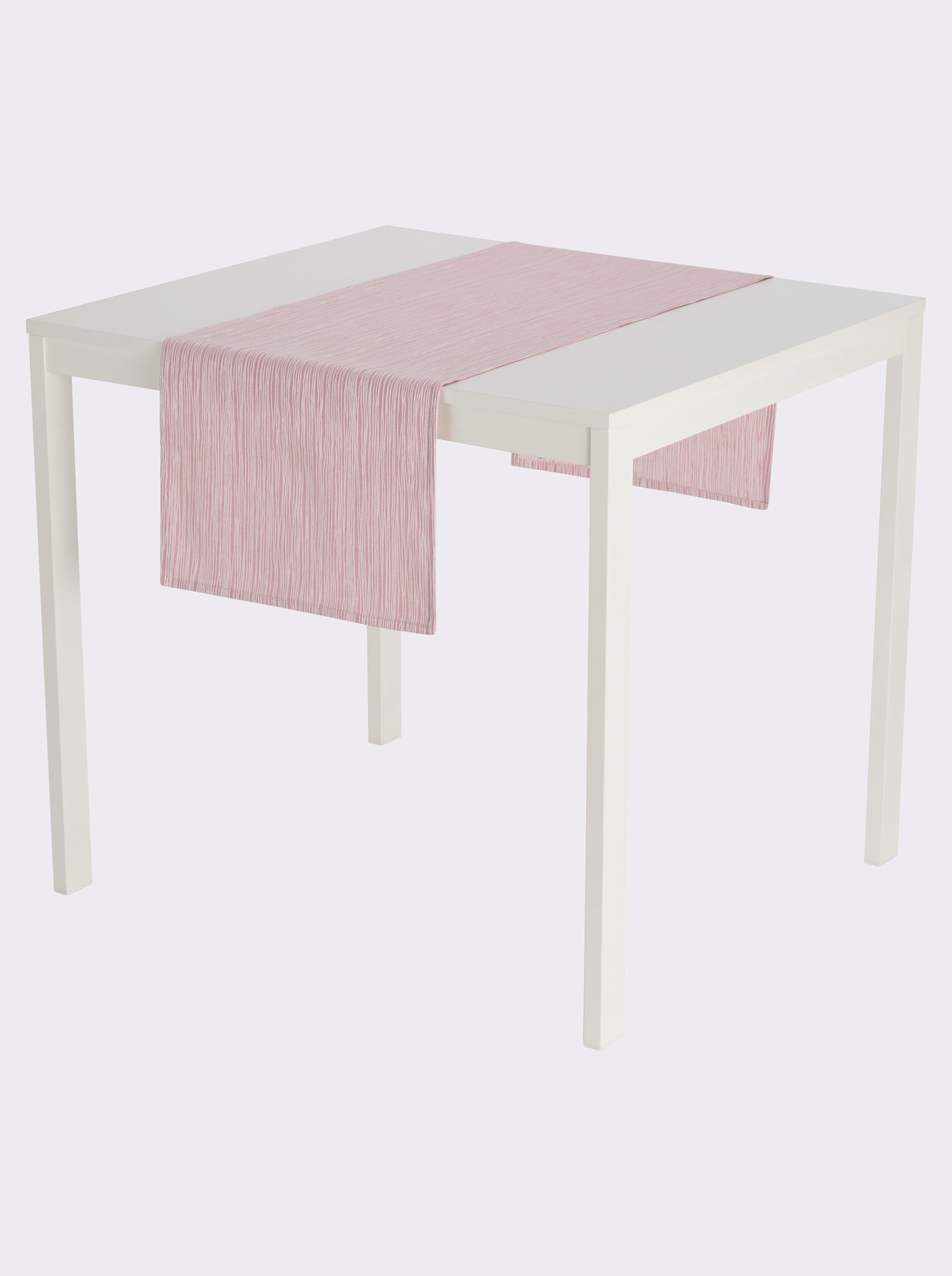 Tafelkleed met lijnenpatroon, onderhoudsarm - roze