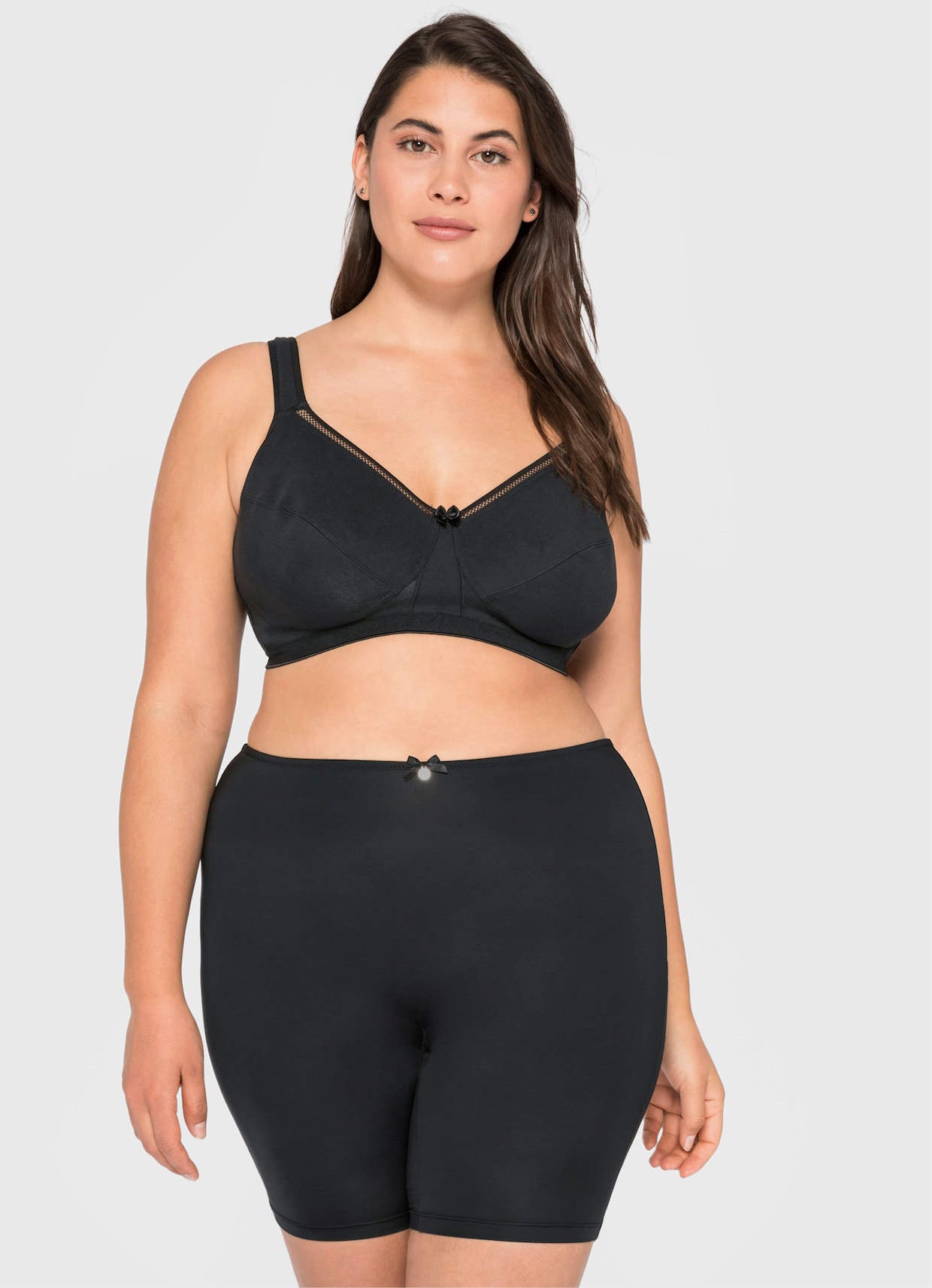 sheego Longpanty - schwarz