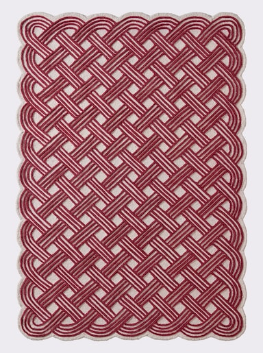 Impressionen Teppich - bordeaux-natur