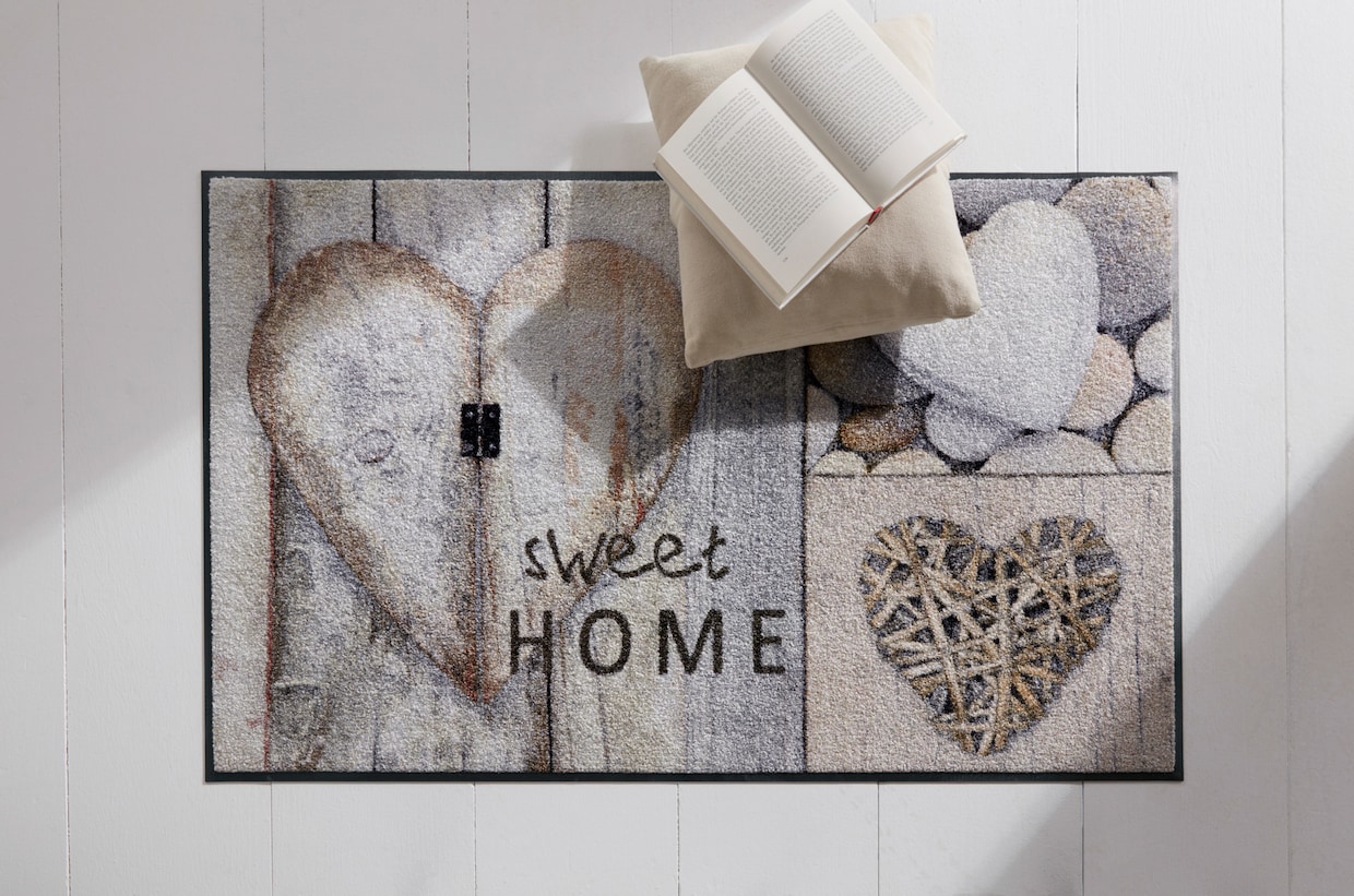 wash+dry by Kleen-Tex Voetmat - naturel
