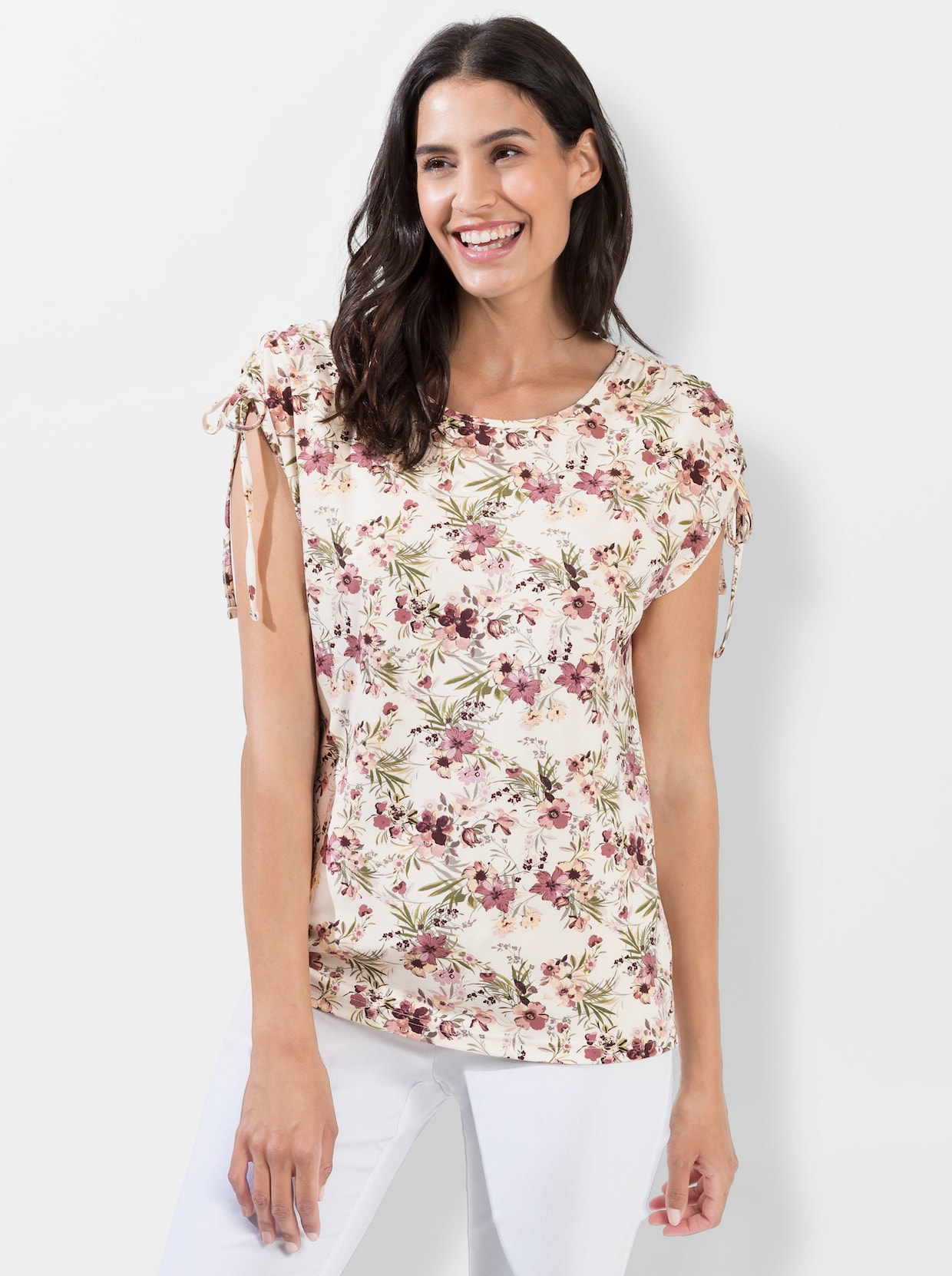 Shirt met print - ecru geprint