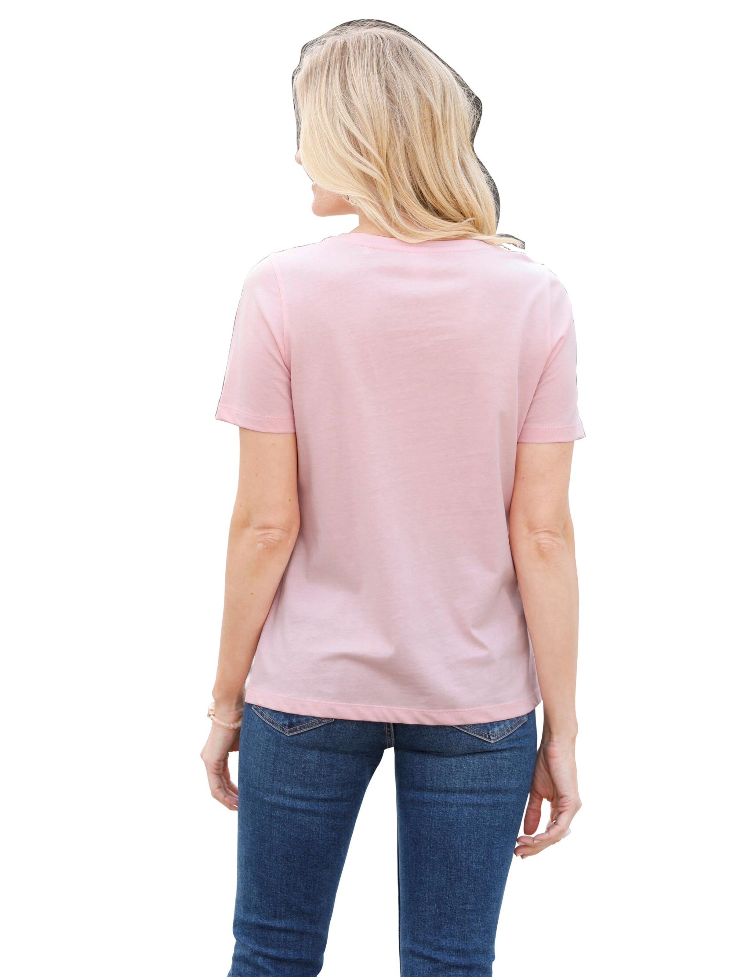 Shirt - rosé-bedruckt