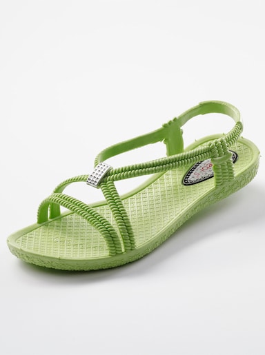 Badslippers - groen