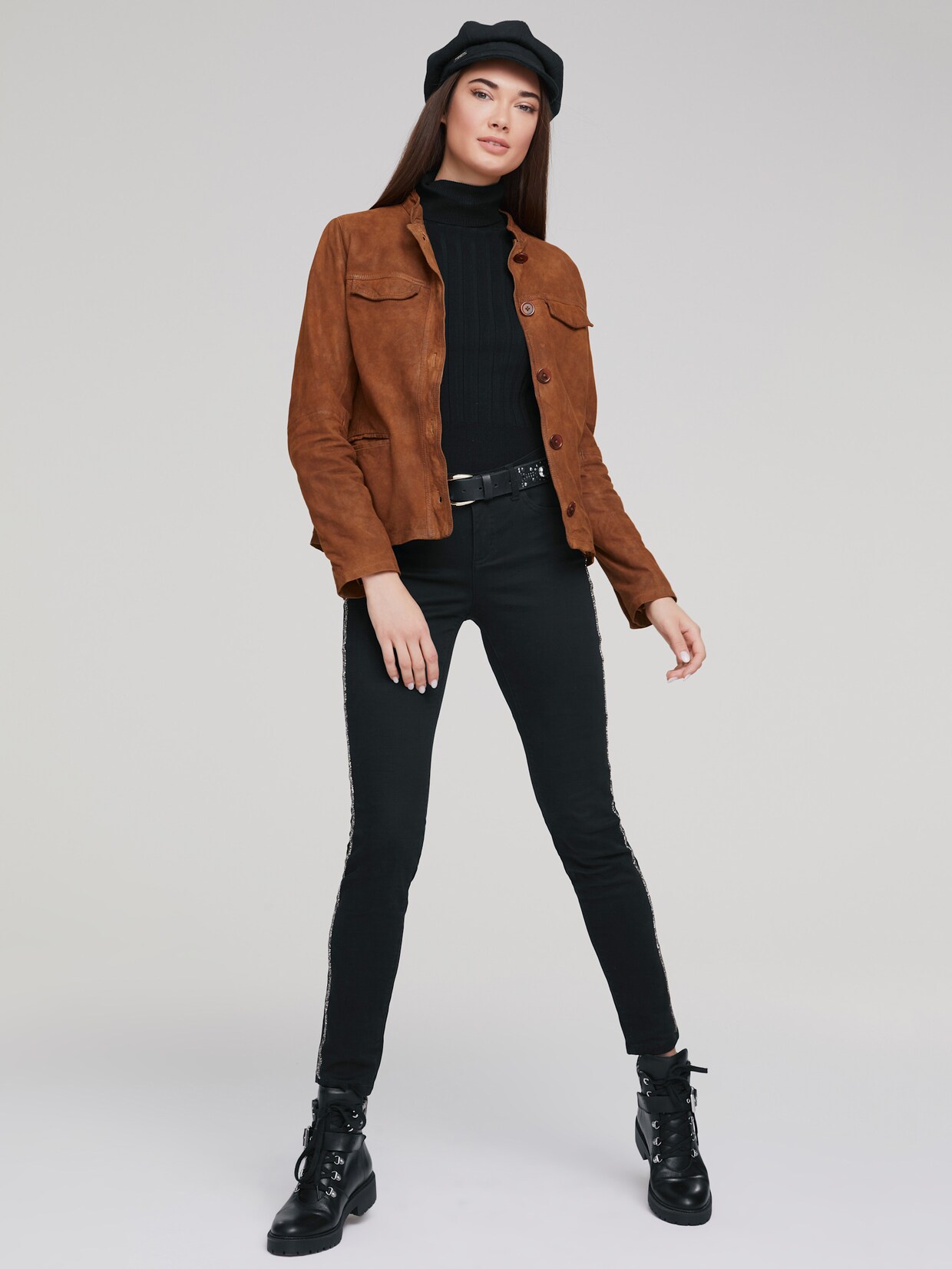 heine Bauchweg-Jeans - schwarz