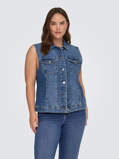 ONLY CARMAKOMA Jeansweste - medium blue denim