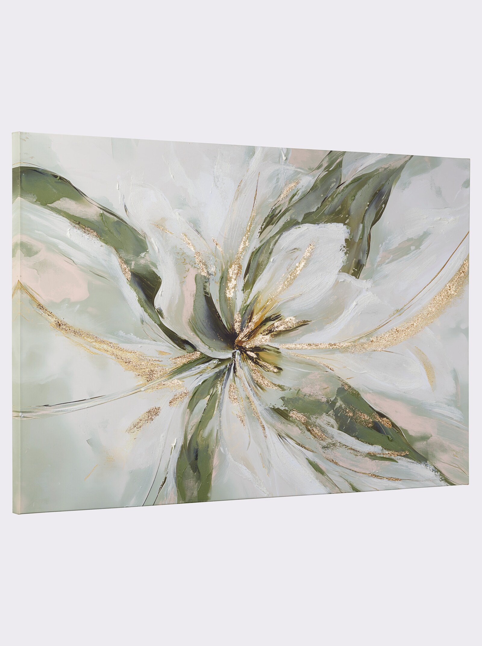 heine home Bild - lindgrün-weiß