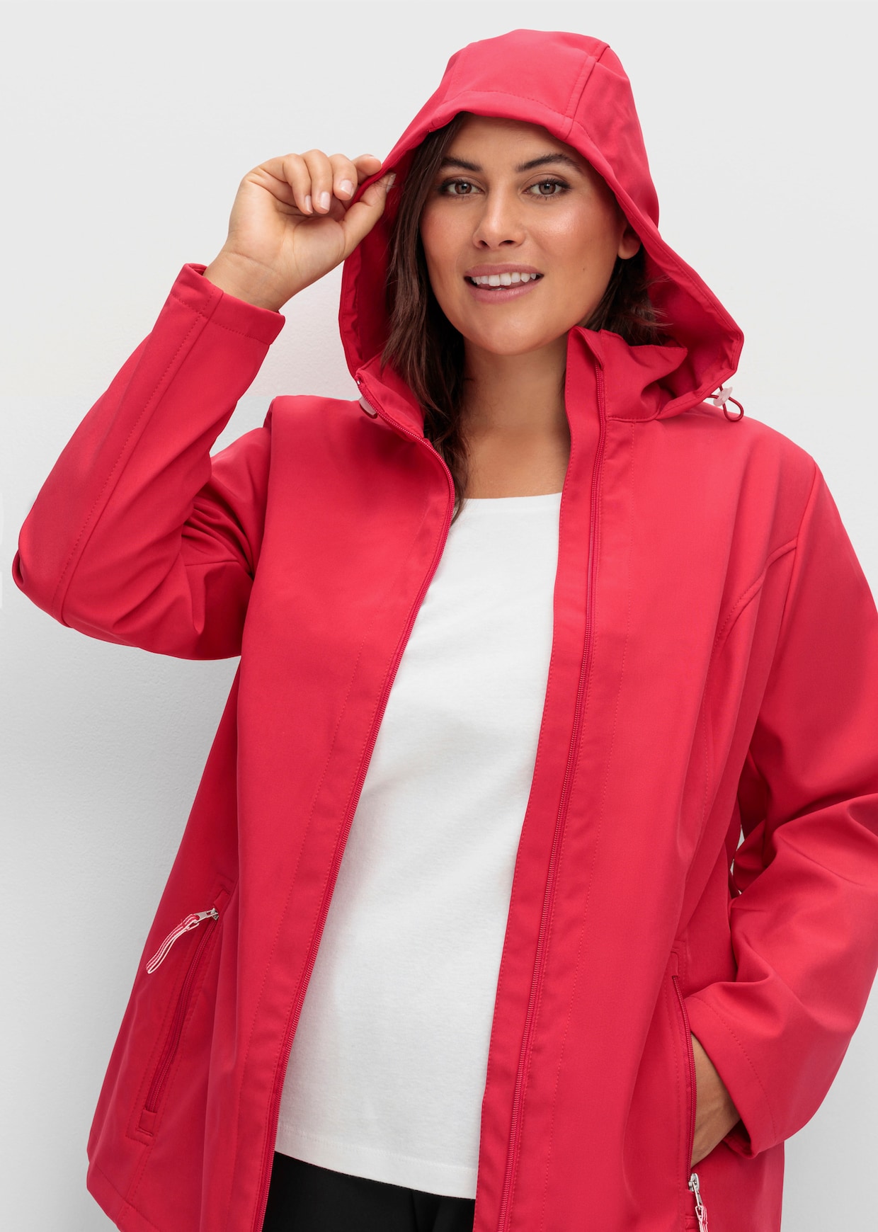 Softshelljacke - rot