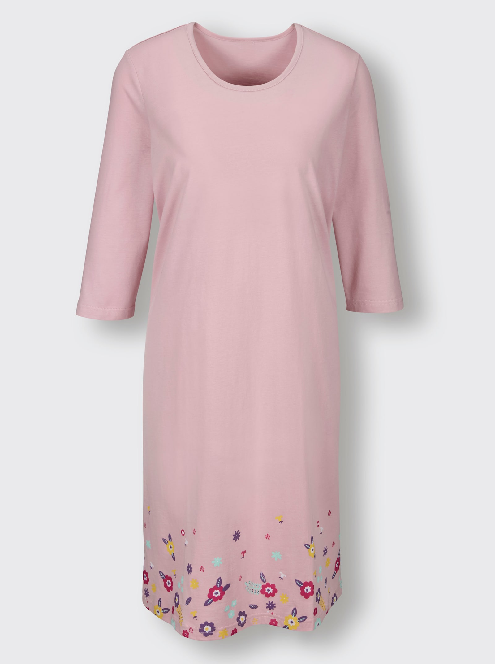 wäschepur Sleepshirts - kalkmint-bedruckt + rosé-bedruckt