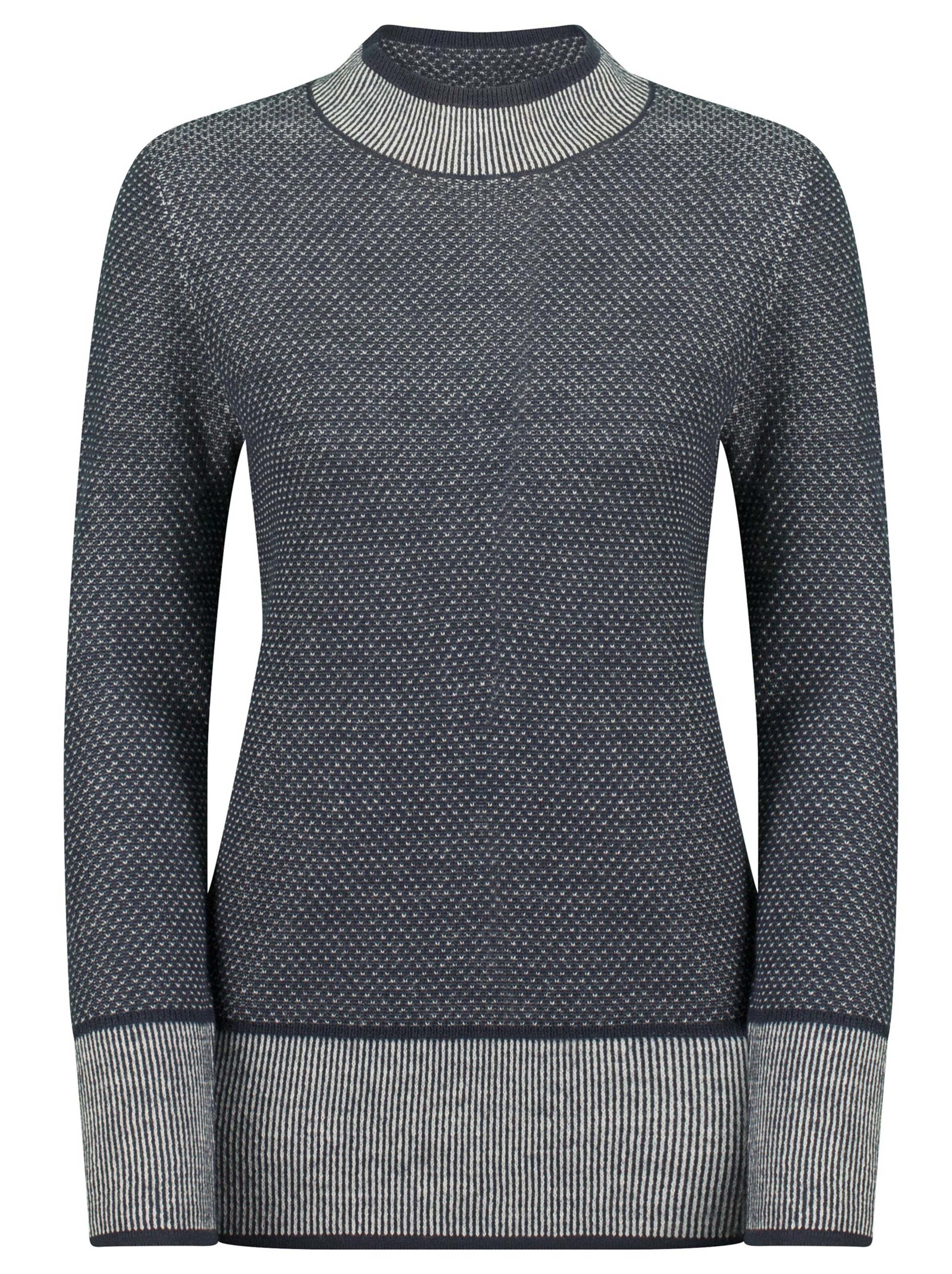 Pullover - marine-gemustert
