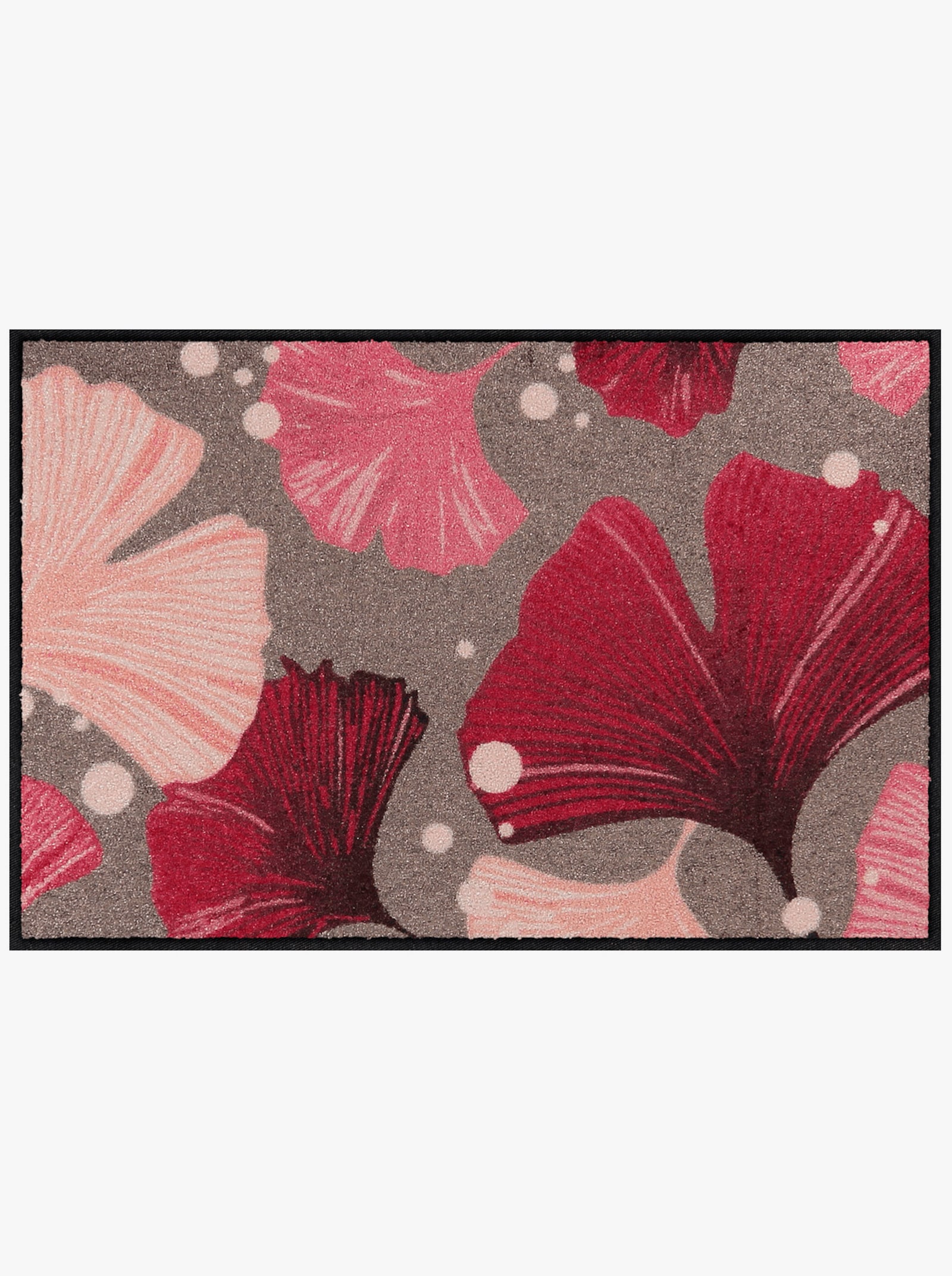 Salonloewe Fußmatte - taupe-beere-gemustert