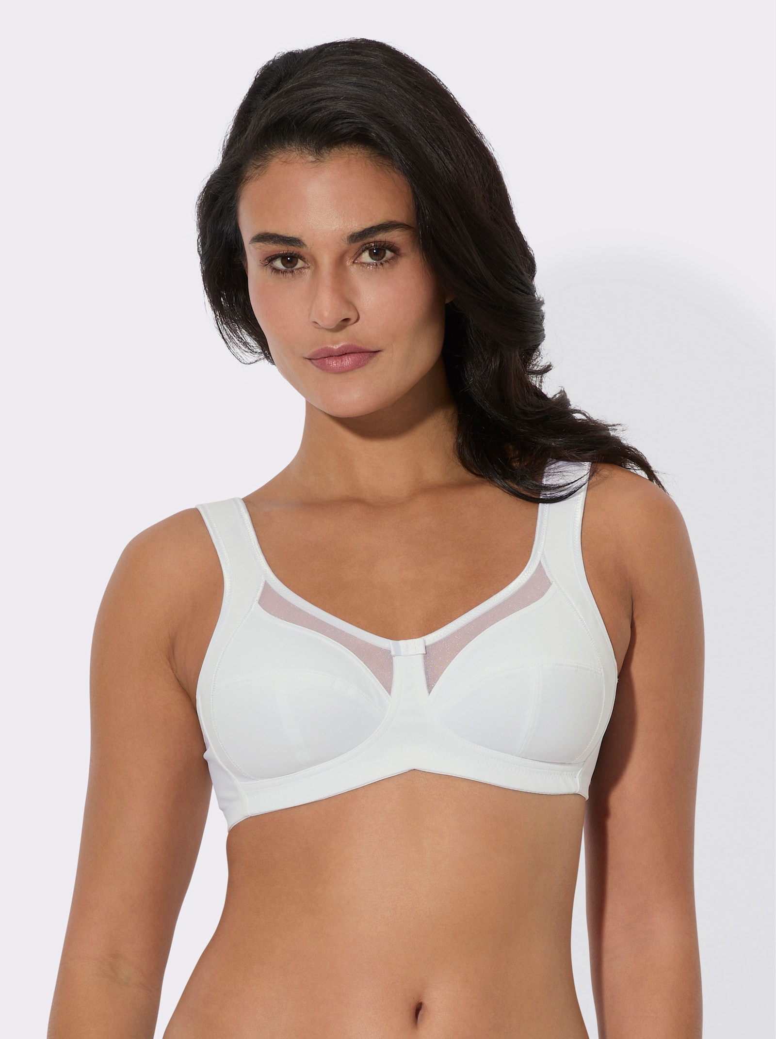 Entlastungs-BH ohne Bügel - weiß