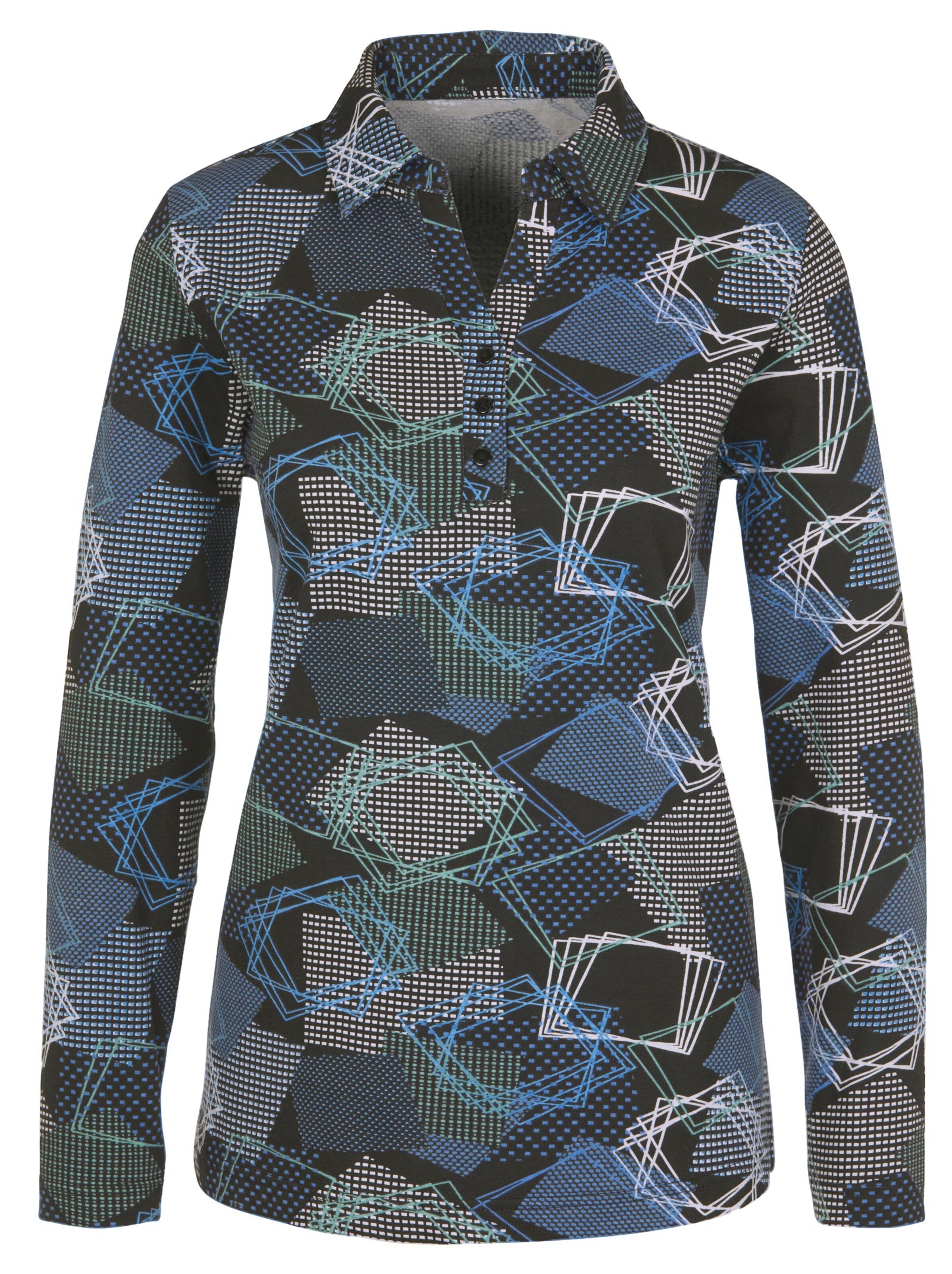 Shirt - marine-gemustert