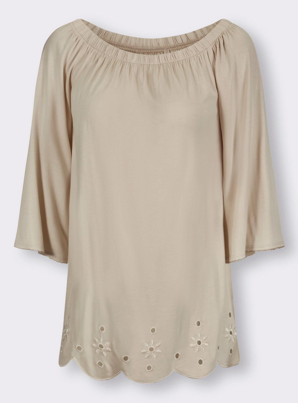 heine Carmenshirt - zand