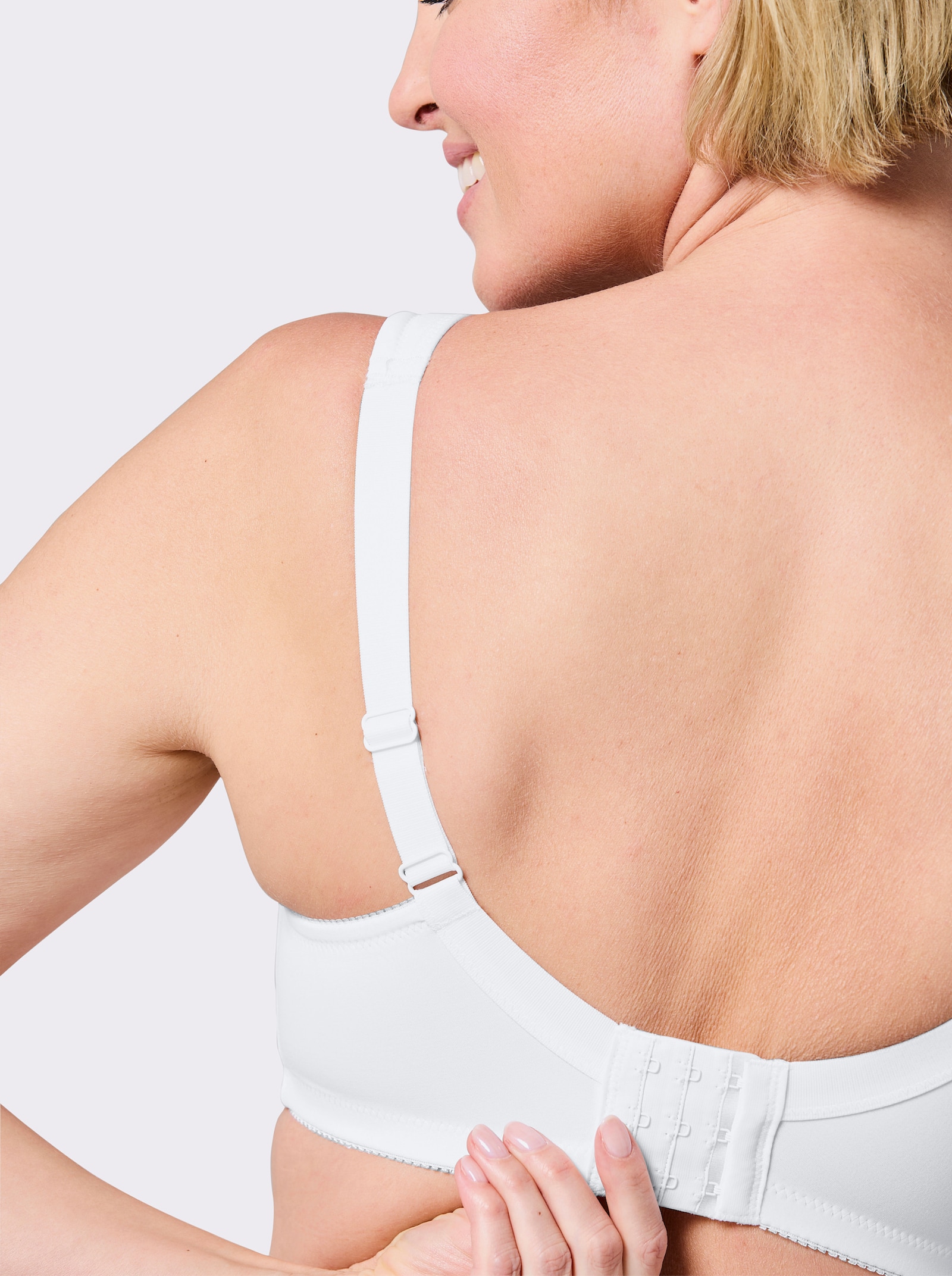 Susa Komfort-BH ohne Bügel - weiß