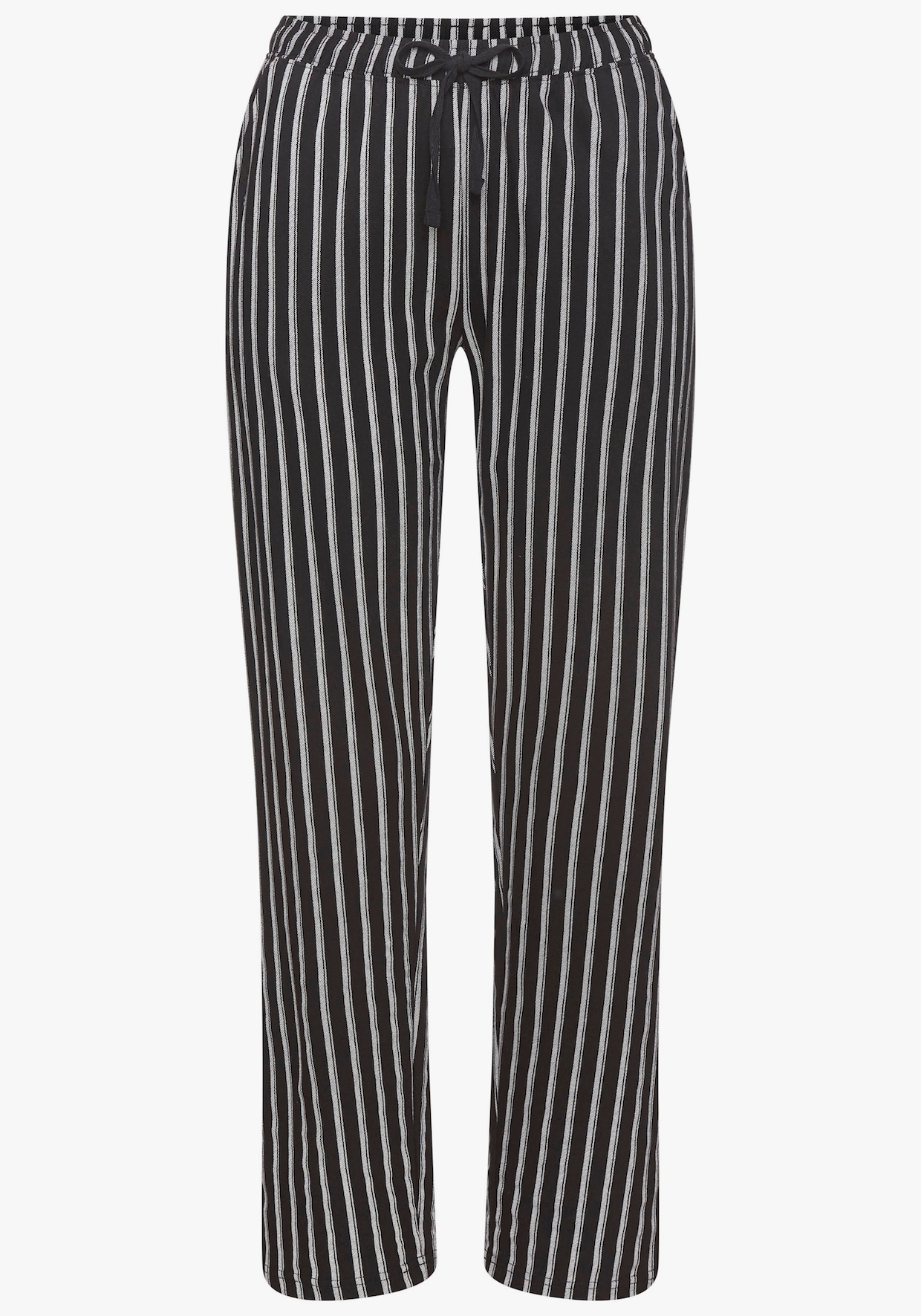 Vivance Dreams Pyjamahose - schwarz-weiß-gemustert