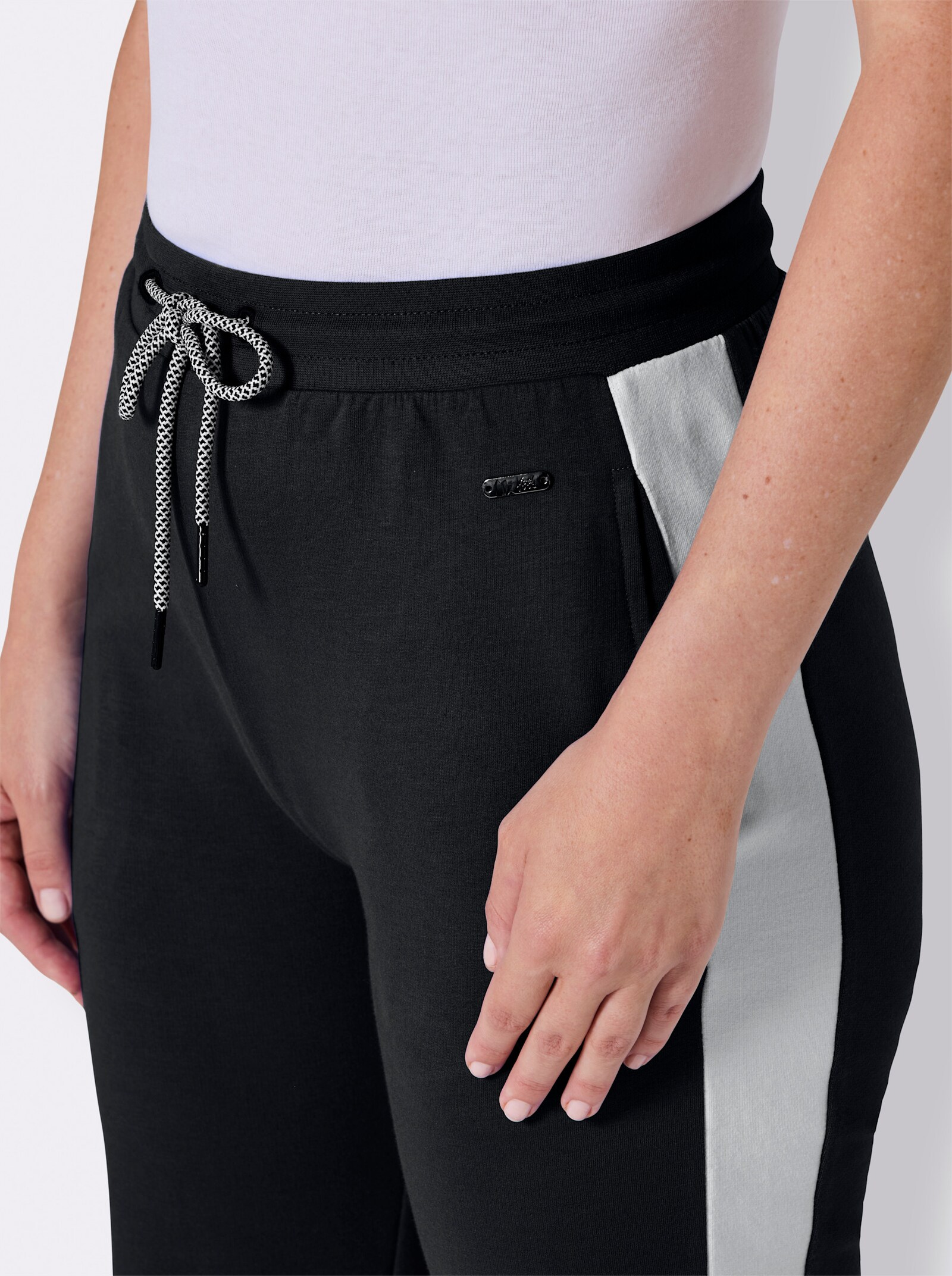 feel good Hose - schwarz-ecru