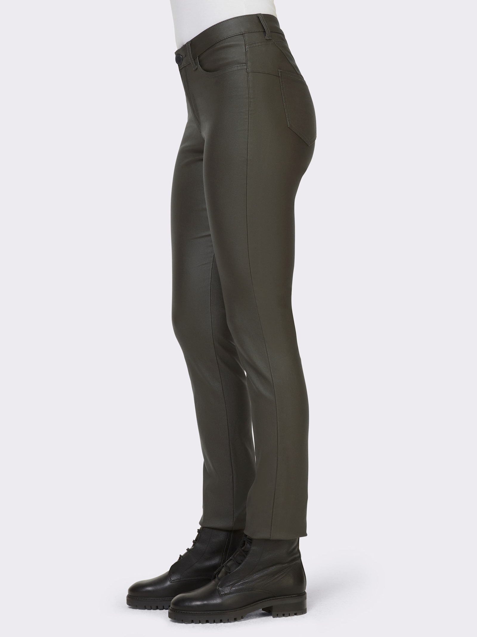 heine Pantalon effet ventre plat - kaki