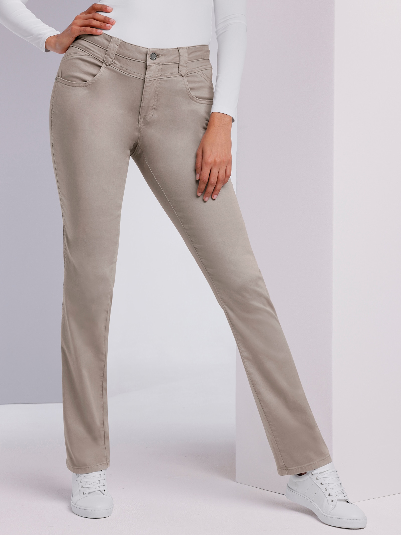 CREATION L PREMIUM Jeans in 4-Pocket-Form - sesam