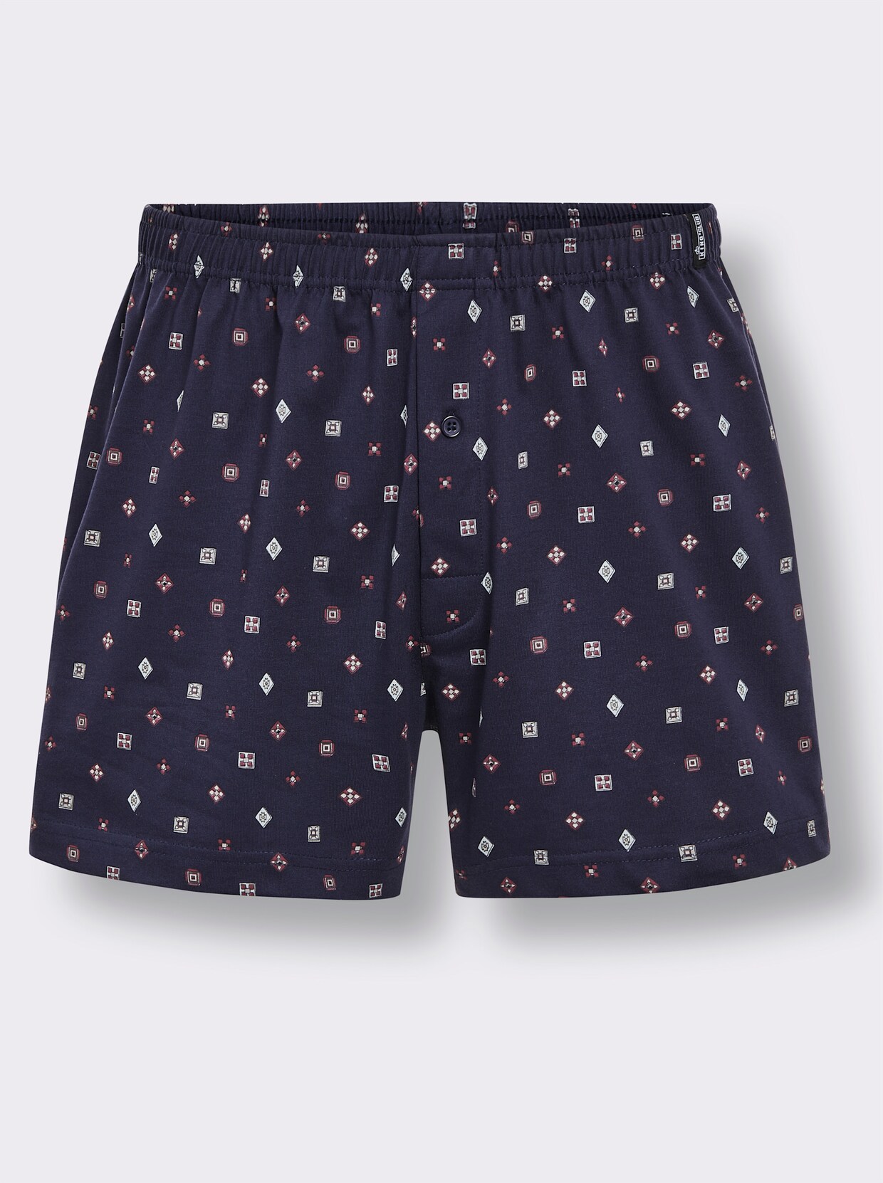 KINGsCLUB Boxershorts - marine-bedruckt