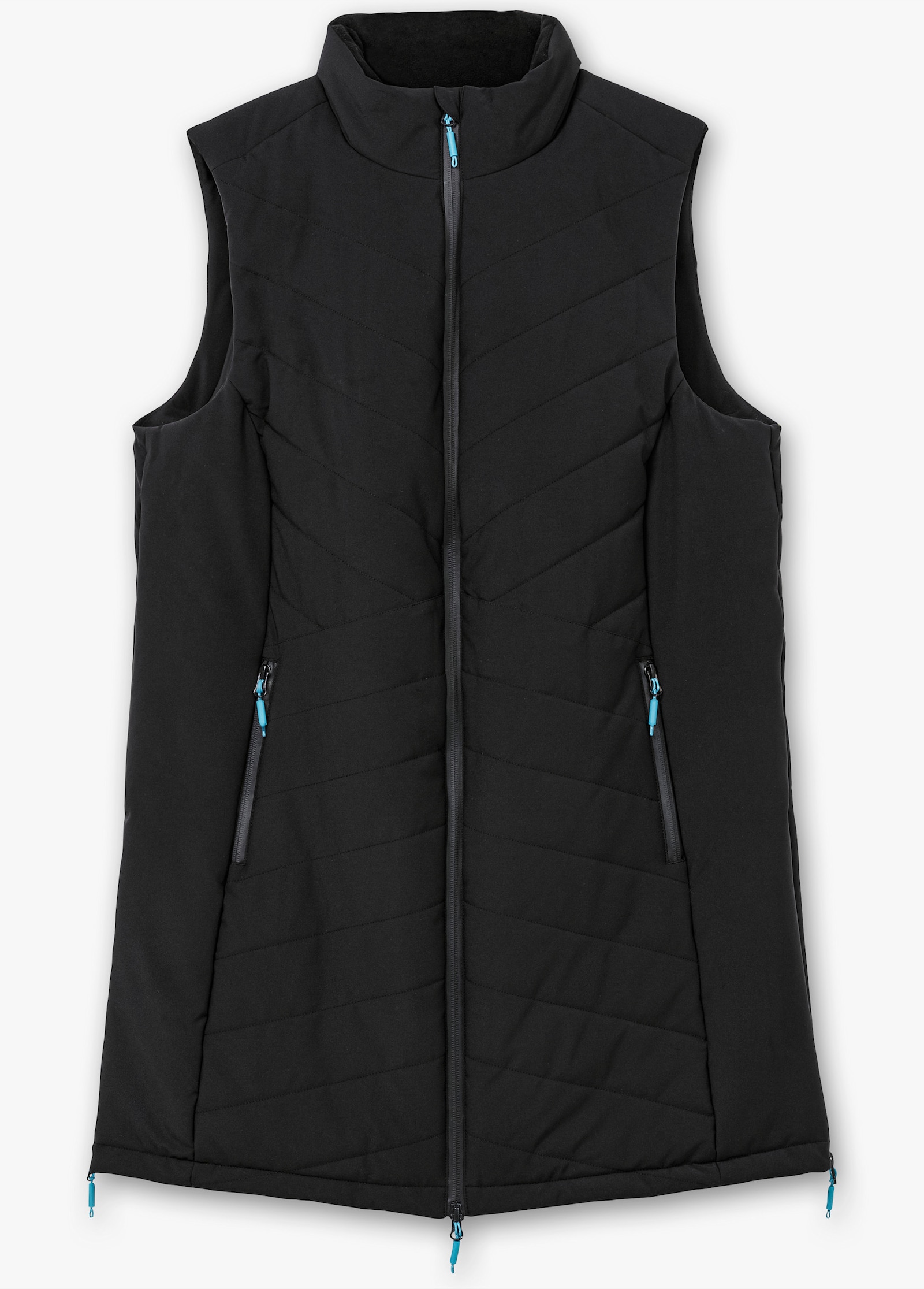 sheego Funktionsweste mit wasser- und winddichter Ausrüstung - schwarz