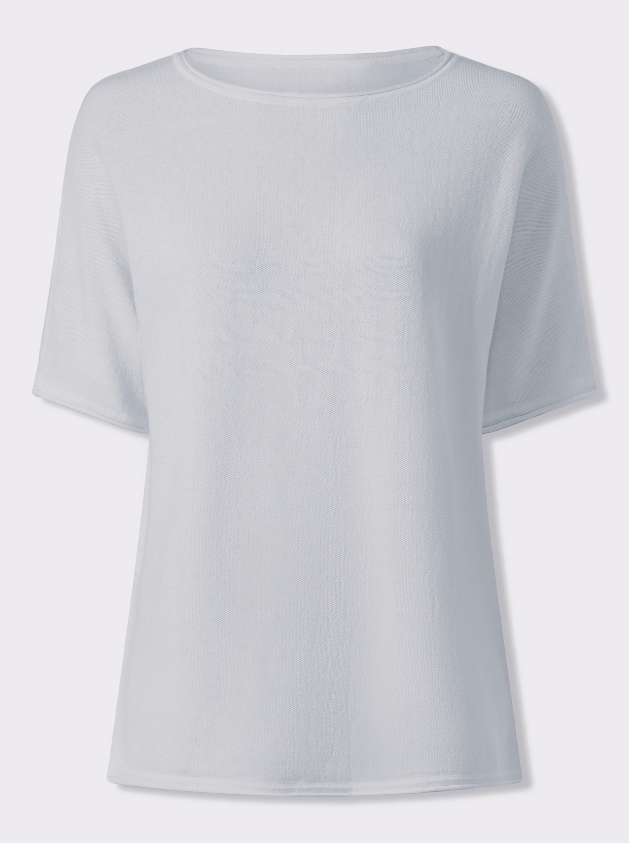 heine Kurzarmpullover - hellblau