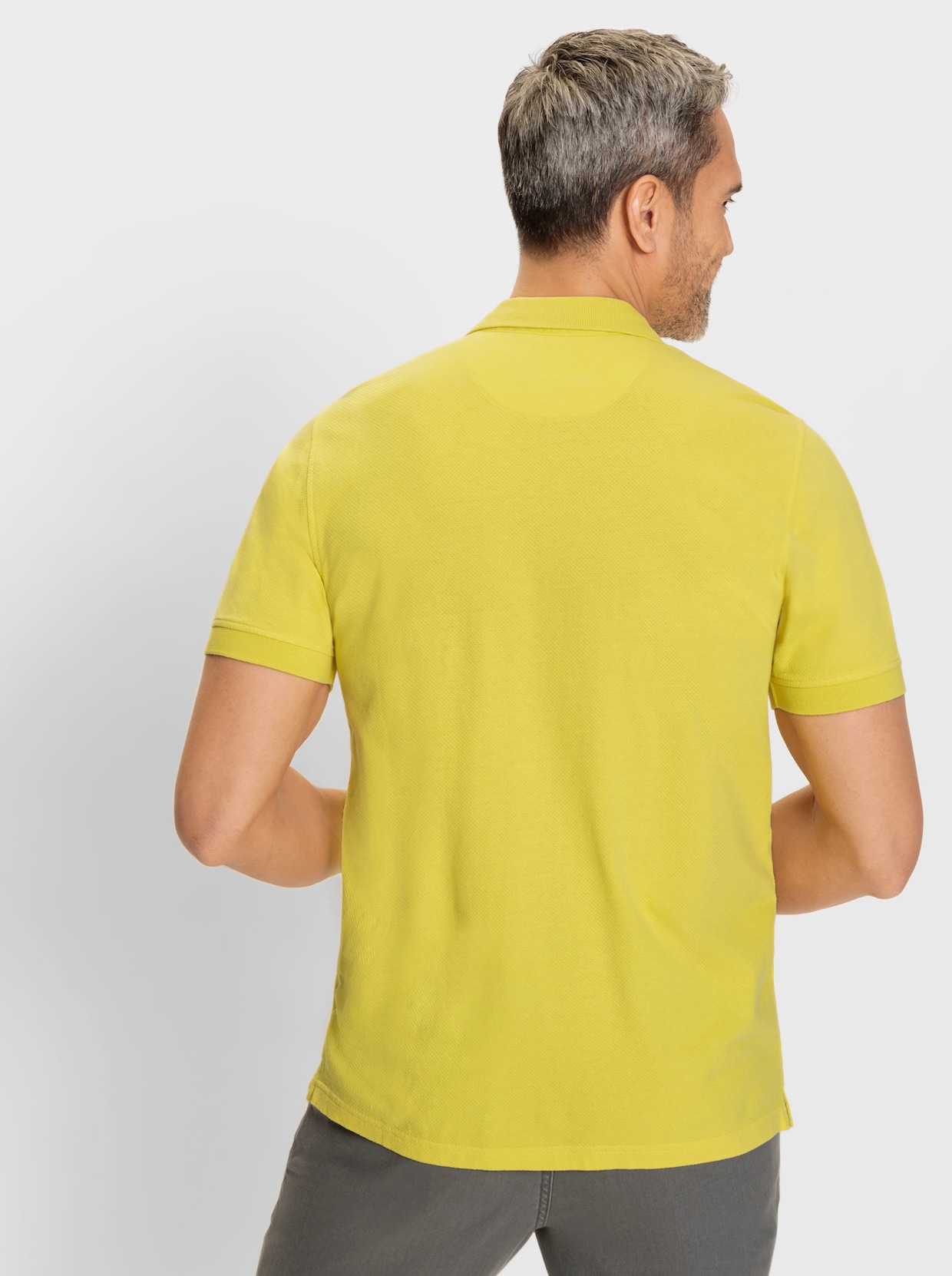 Marco Donati Kurzarm-Poloshirt - limone