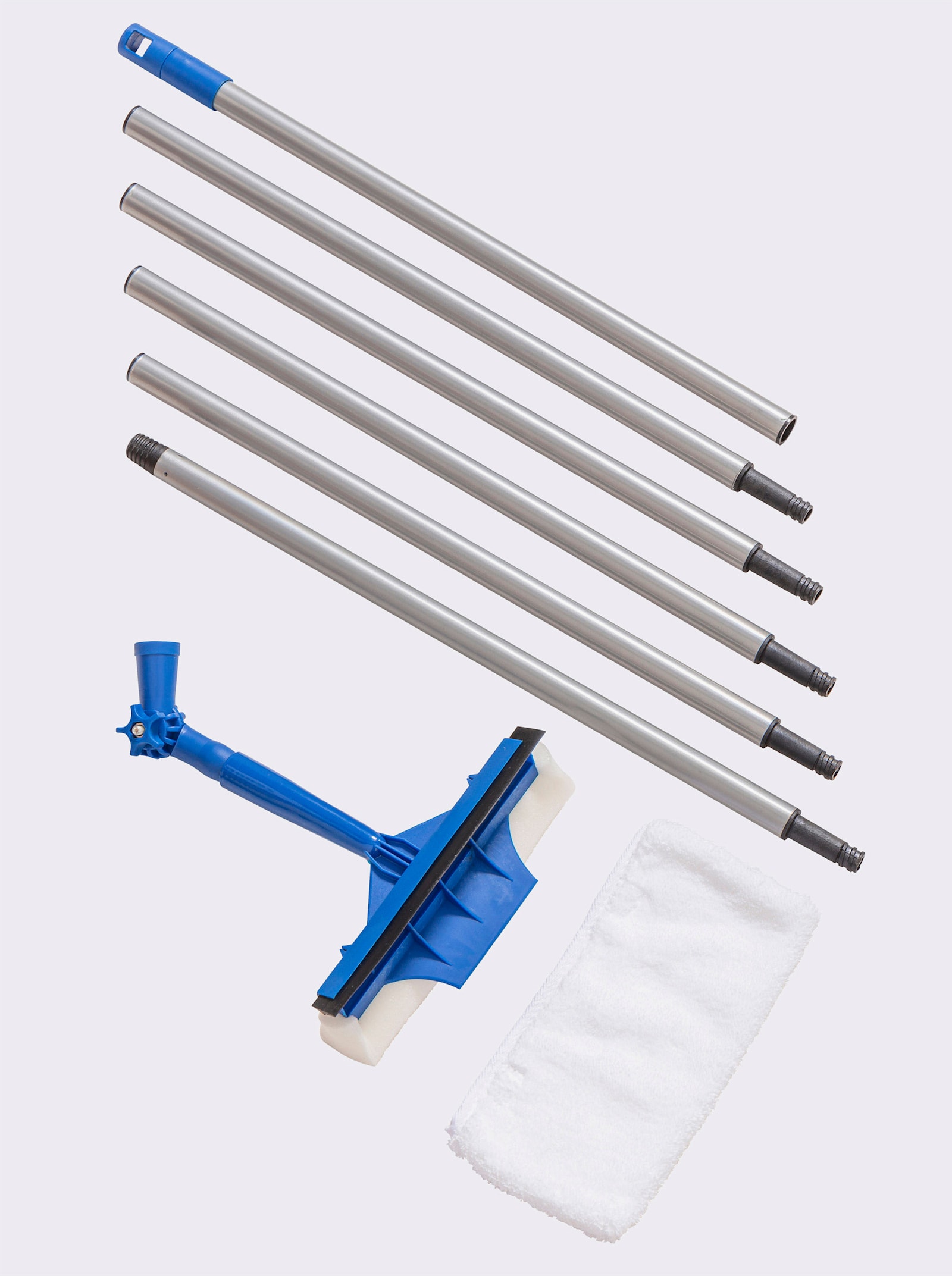 heine home Fenster-Putzset - grau-blau