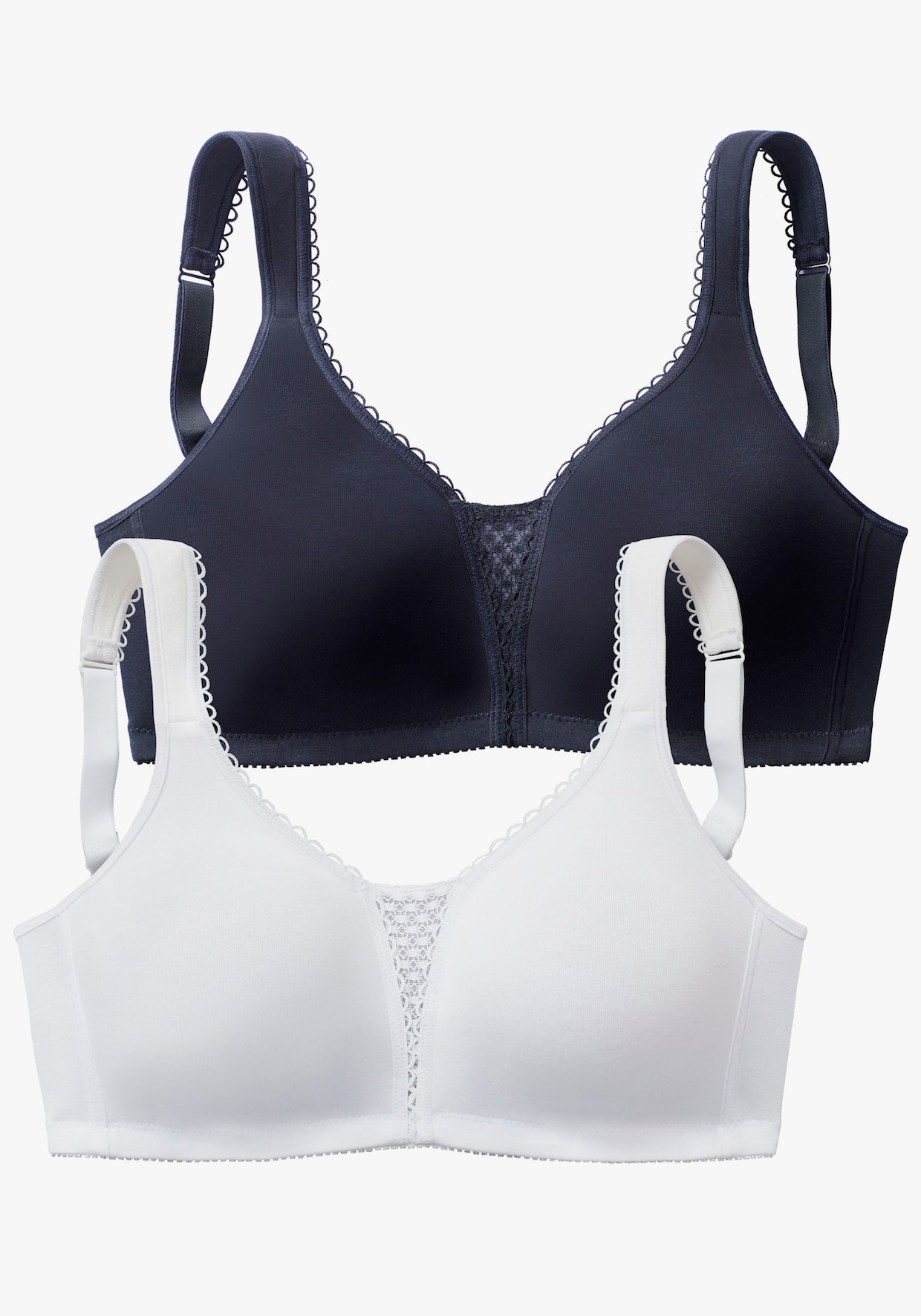 Nuance Soutien-gorge large - noir + blanc