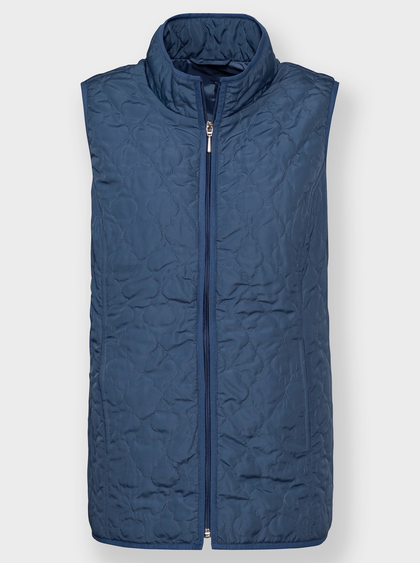 Steppweste mit leichter Wattierung - jeansblau