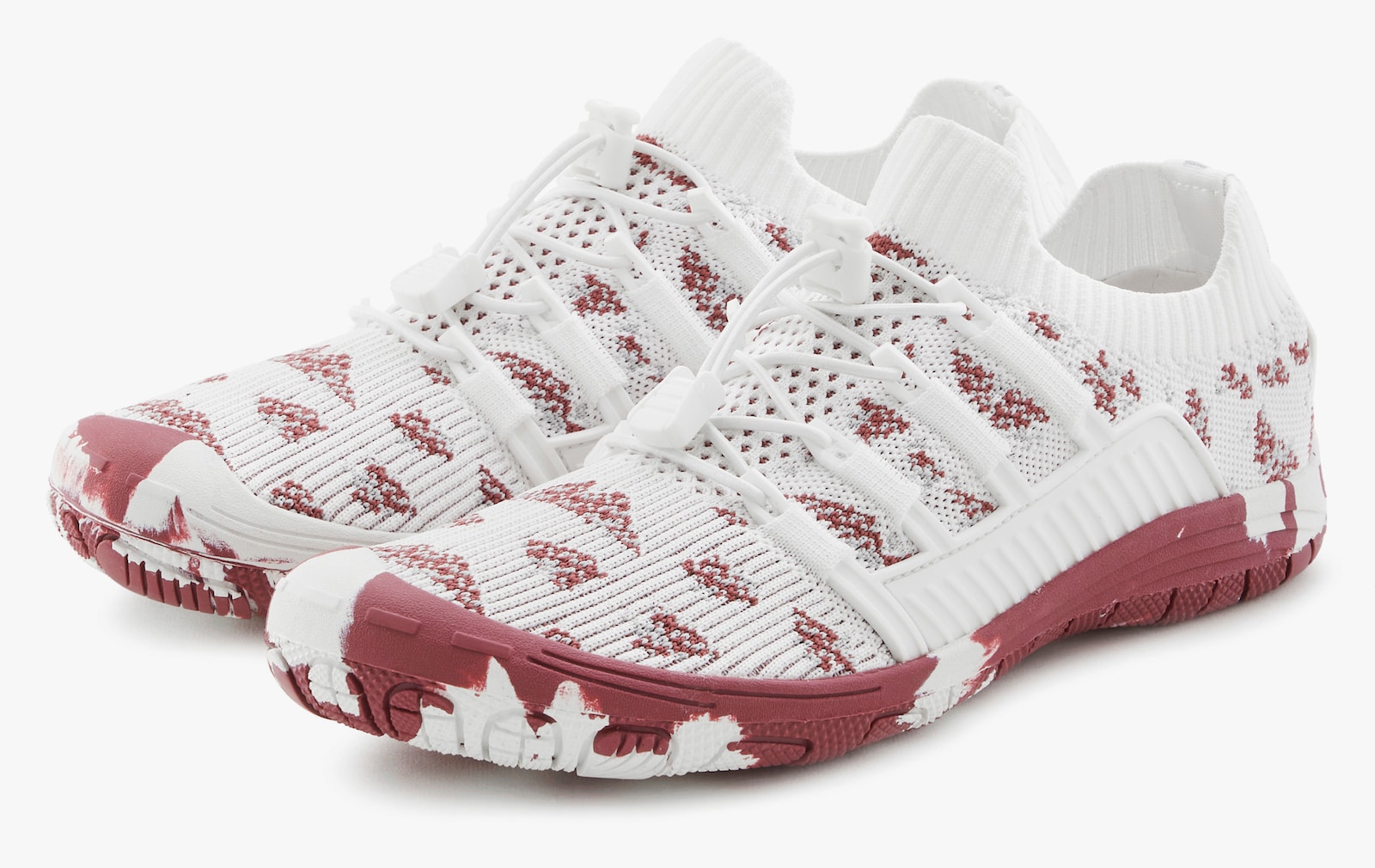 Venice Beach Aquaschuh - weiß / bordeaux