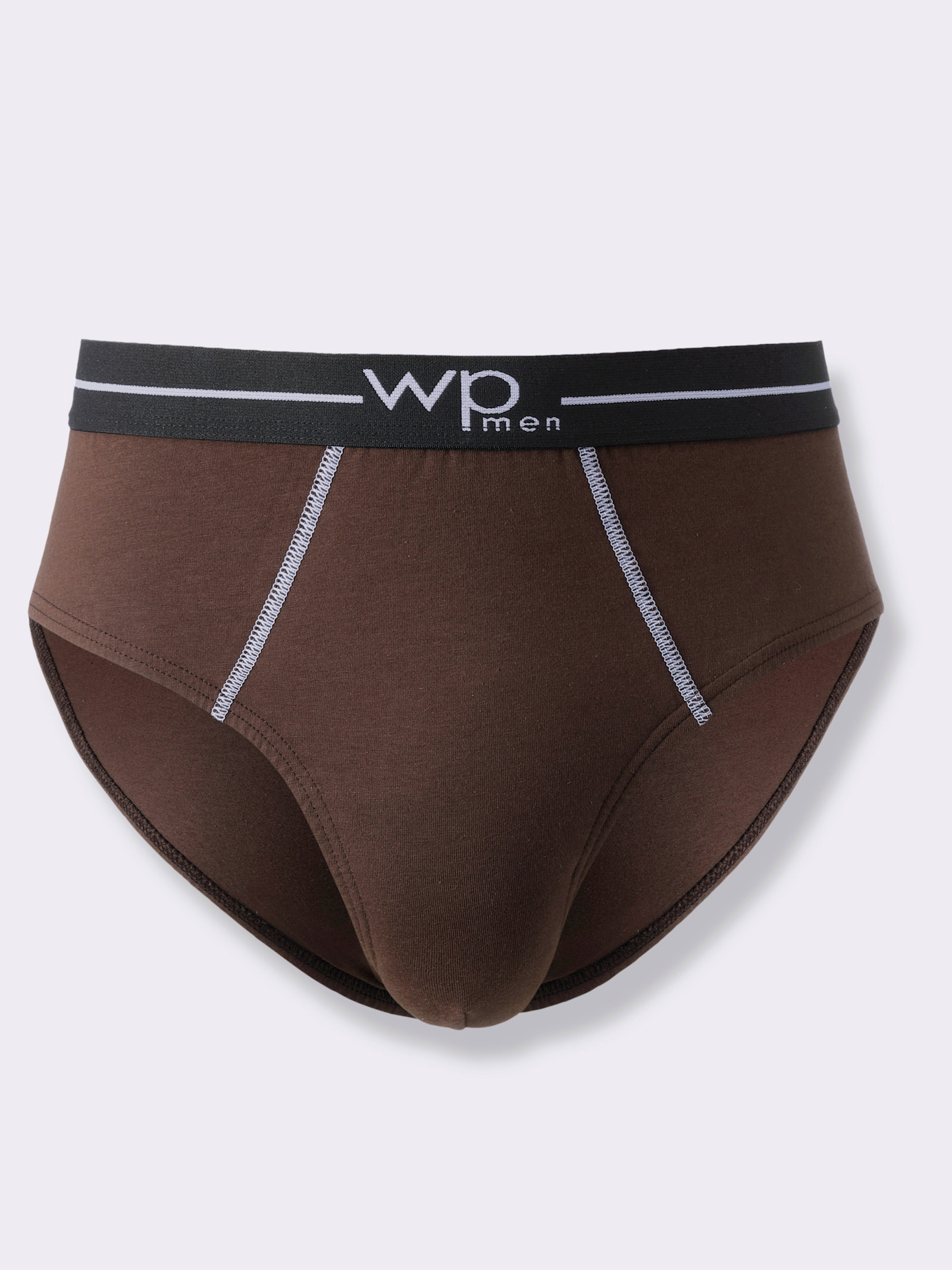 wäschepur men Slip - anthrazit + schoko + schwarz