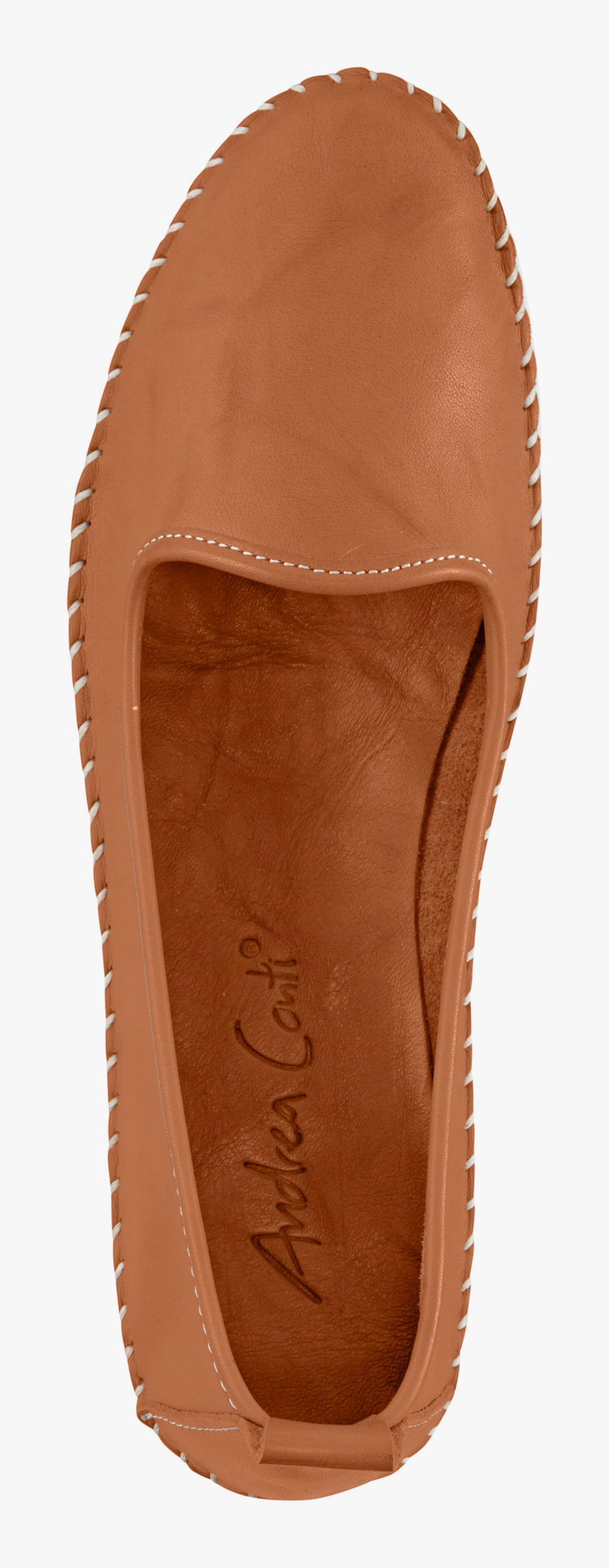 Andrea Conti Slipper - cognac