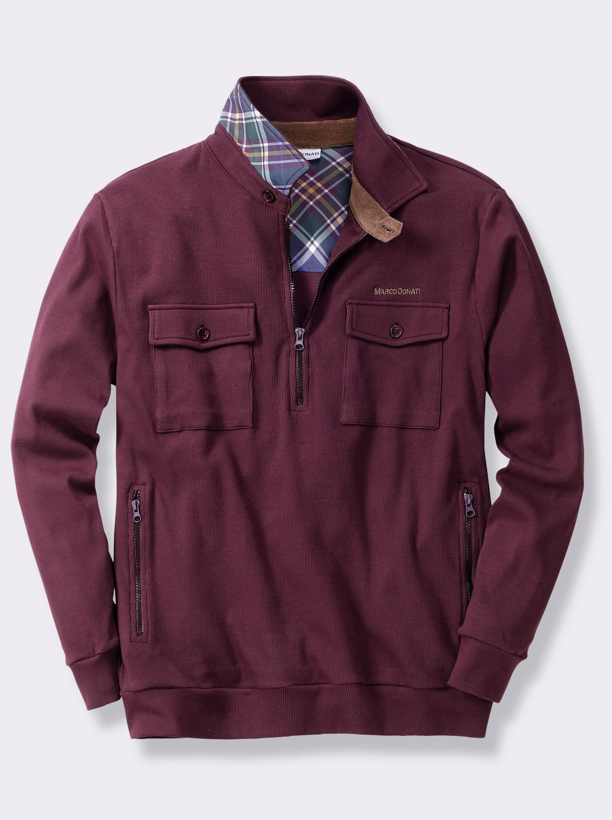 Marco Donati Sweatshirt - burgund